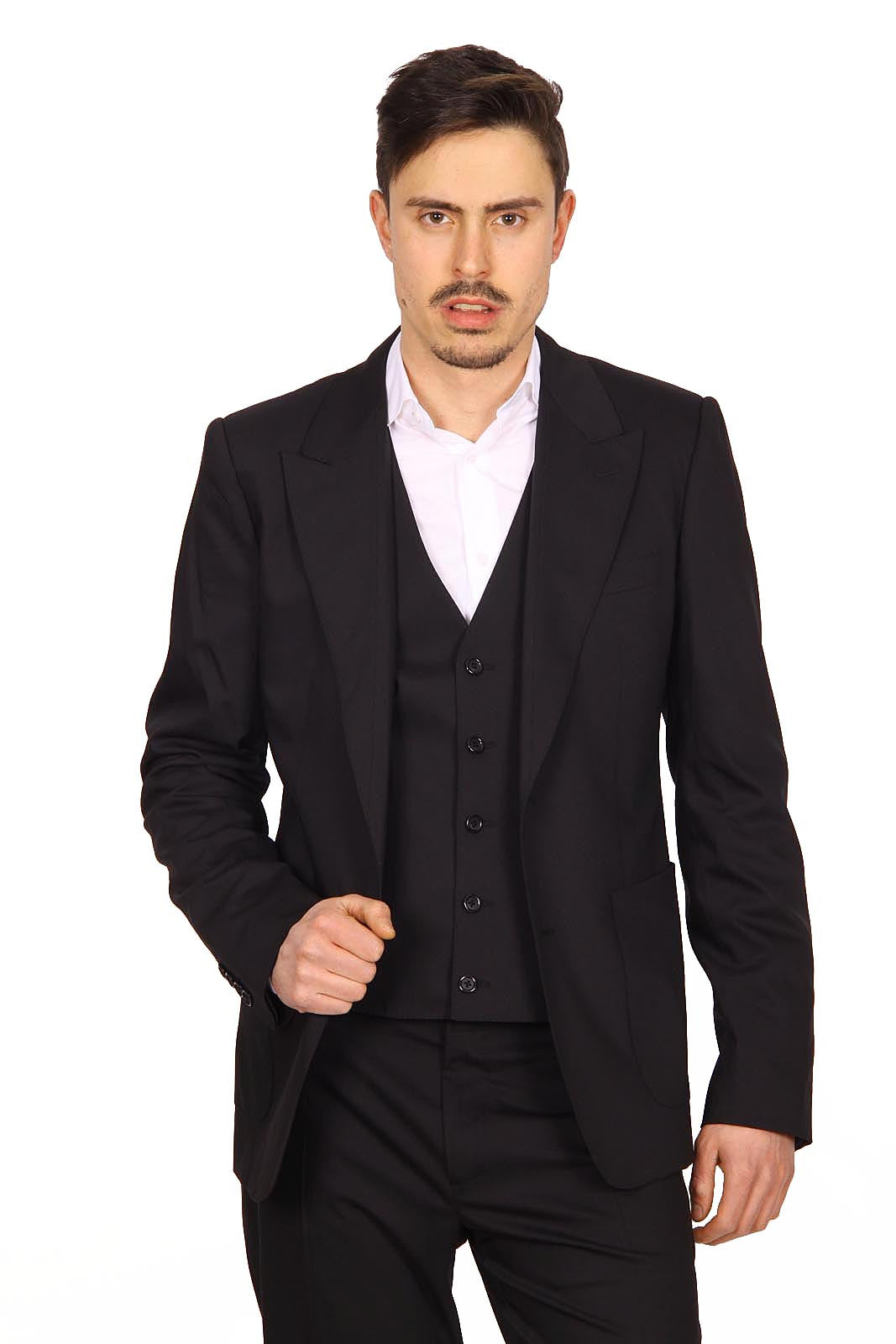 Dolce & Gabbana mens suit with gilet G1KDMT FUCDG N0000