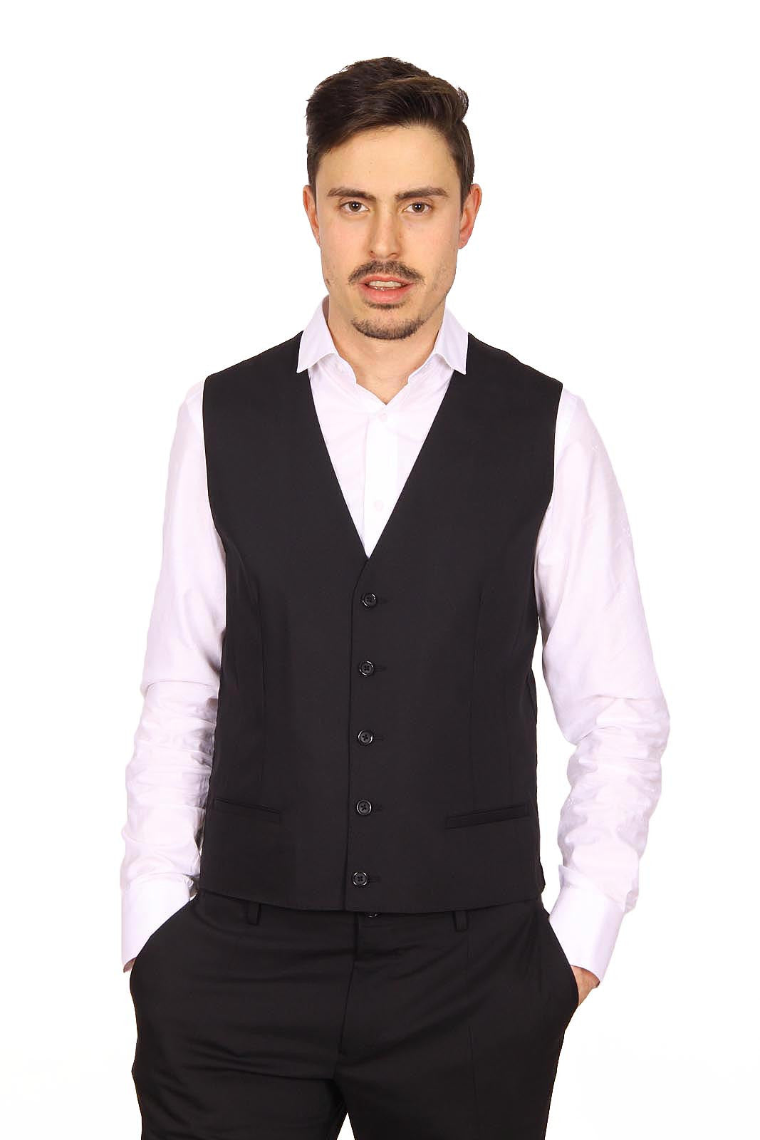 Dolce & Gabbana mens suit with gilet G1KDMT FUCDG N0000