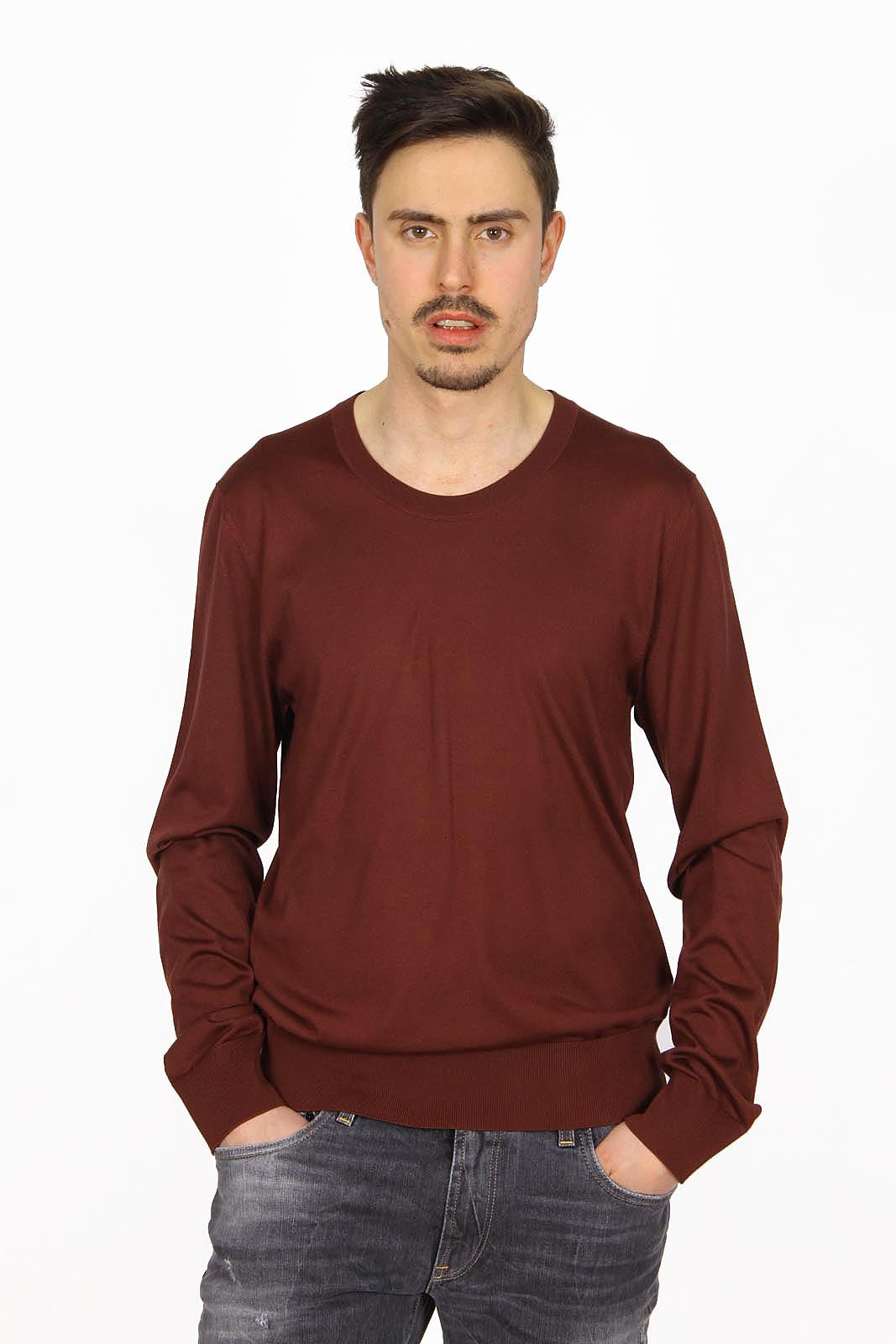 Dolce & Gabbana mens sweater round neck GL109K F53A3 F0130