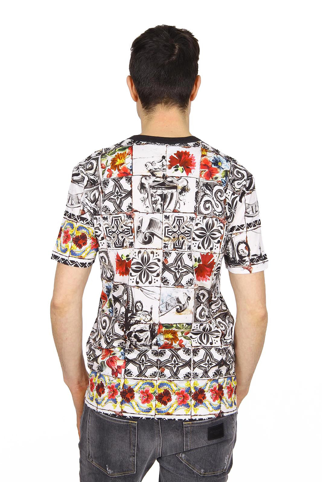 Dolce & Gabbana mens t-shirt short sleeve G8FE9T G7CVA S9000