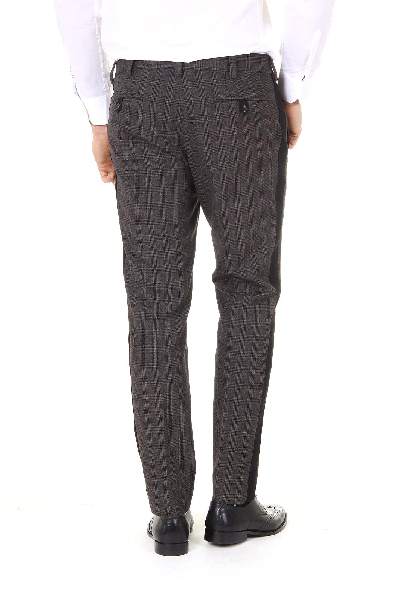 Dolce & Gabbana mens trousers Lambretta virgin wool G4M6AX FQ3DX S8102