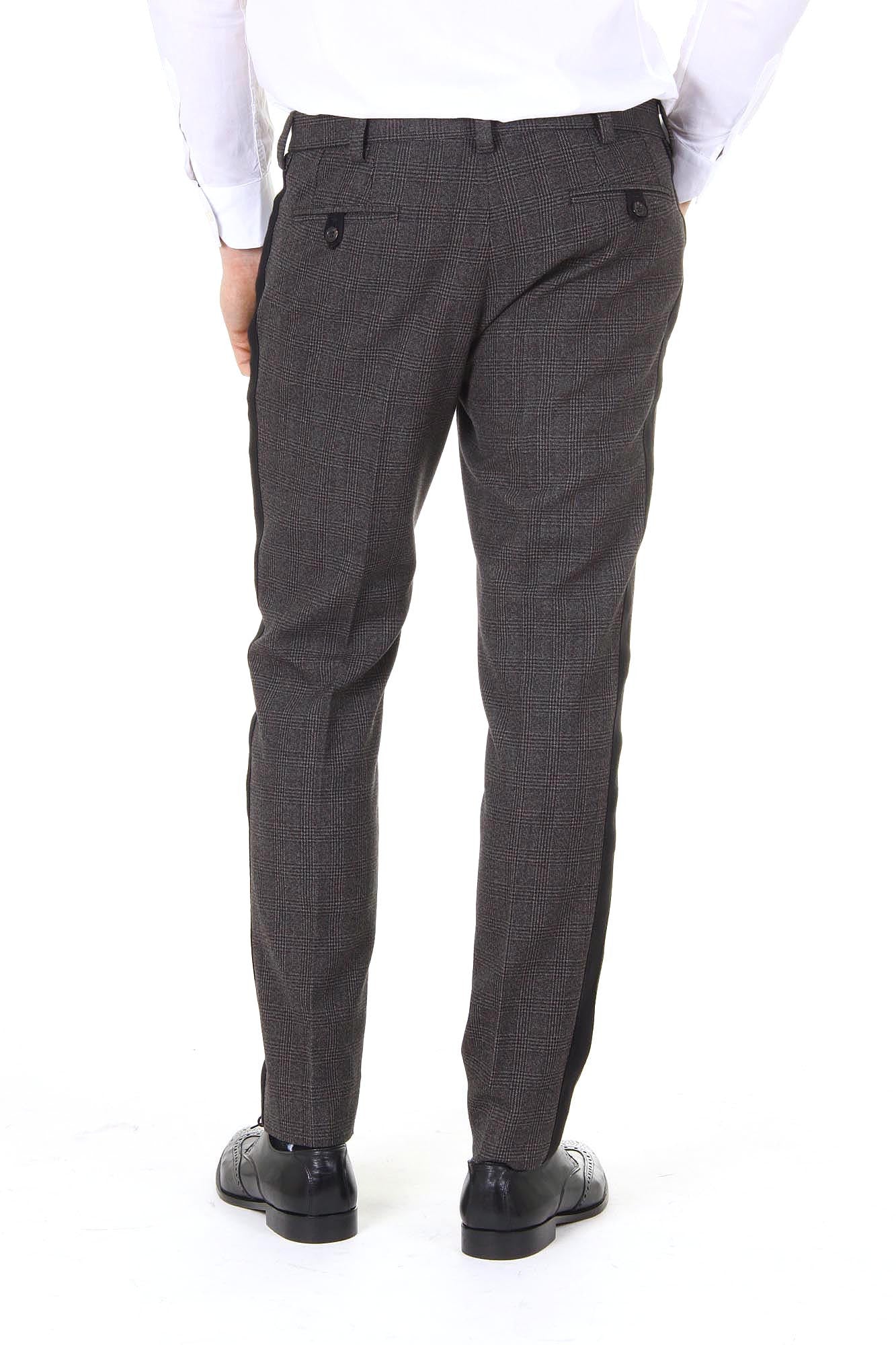 Dolce & Gabbana mens trousers Lambretta virgin wool G4M6AX FQ3DX S8102