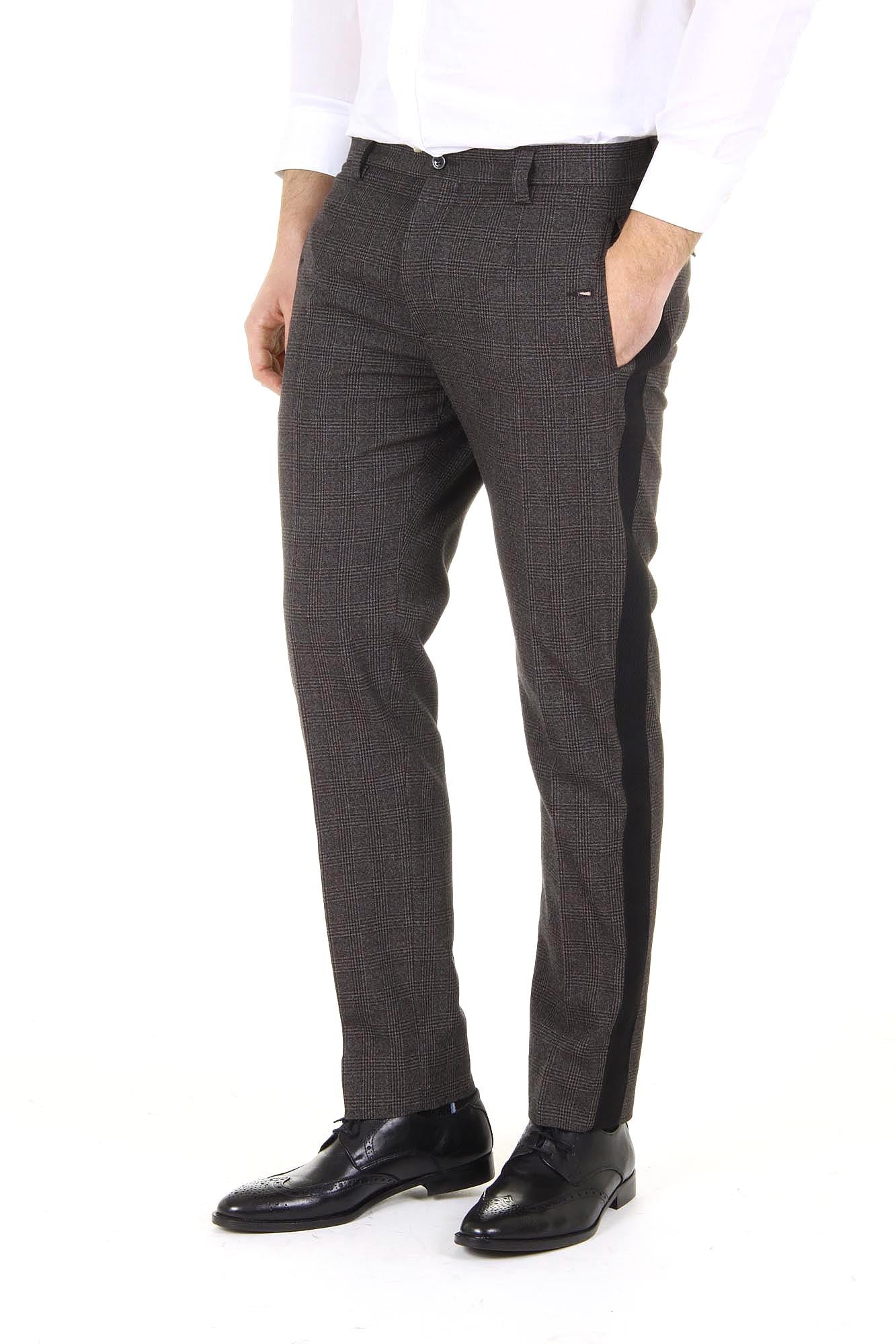 Dolce & Gabbana mens trousers Lambretta virgin wool G4M6AX FQ3DX S8102