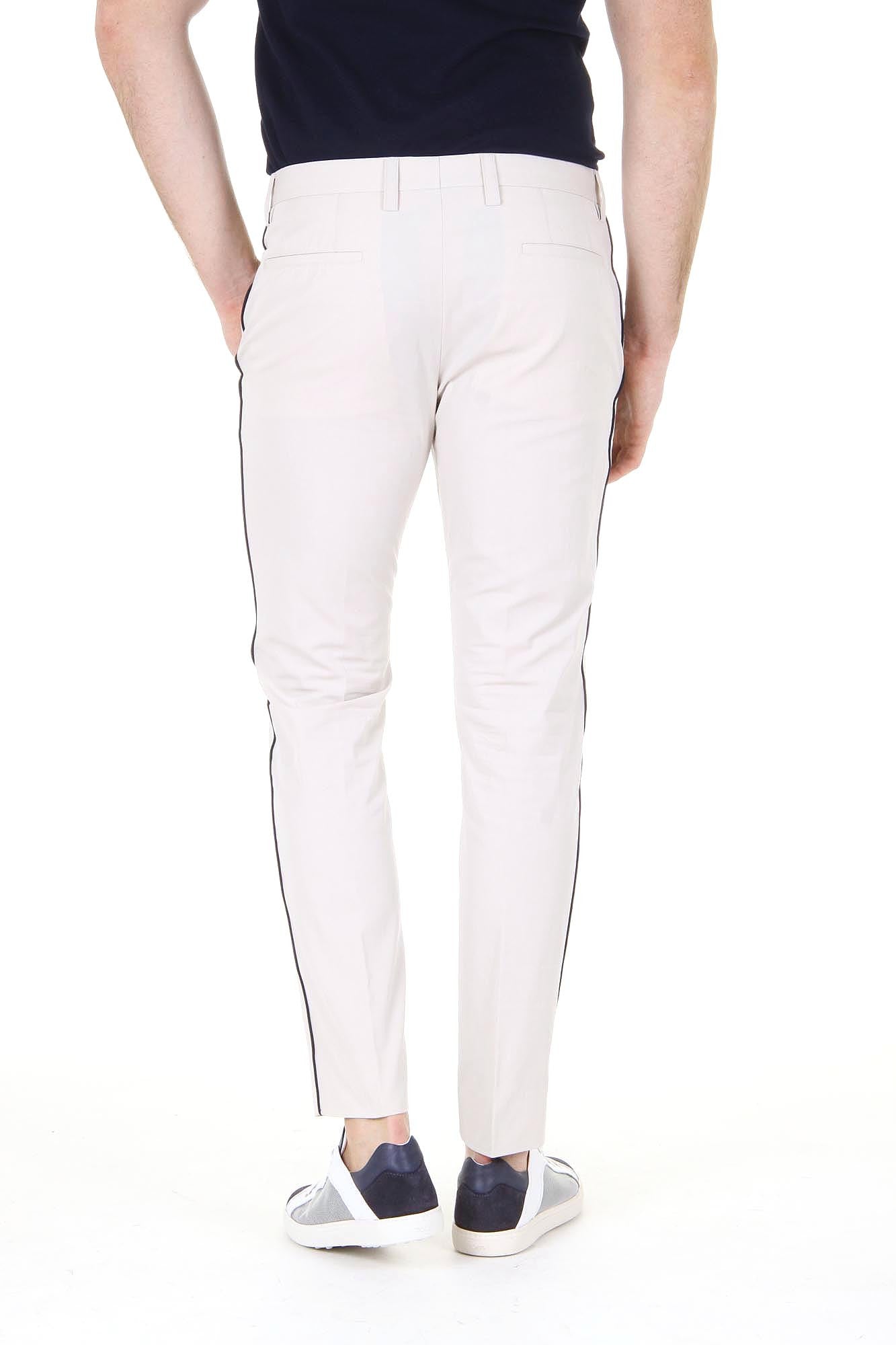Dolce & Gabbana mens trousers with Piping Lateral Stripe G616AT FUM2V M2826