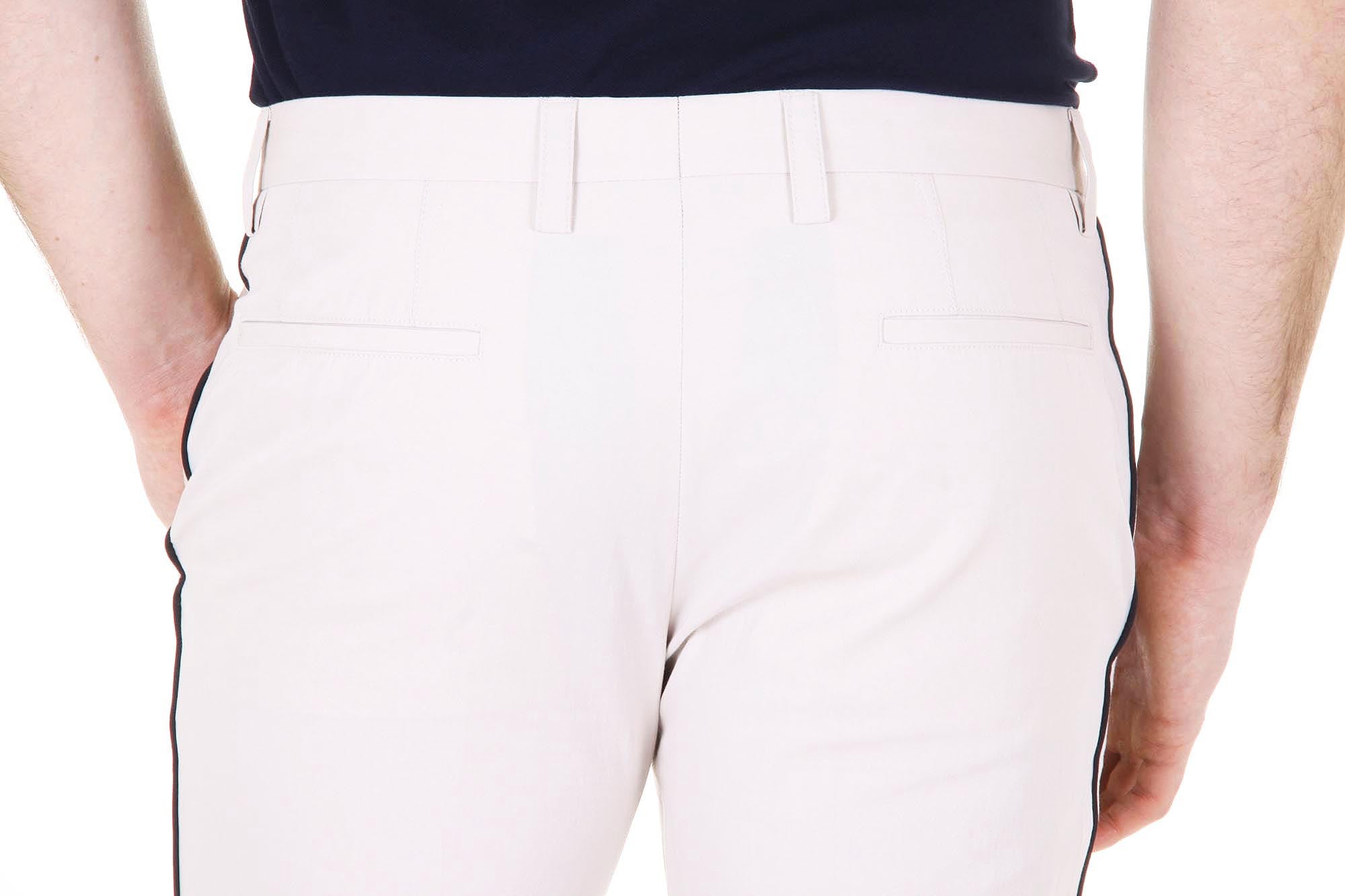 Dolce & Gabbana mens trousers with Piping Lateral Stripe G616AT FUM2V M2826