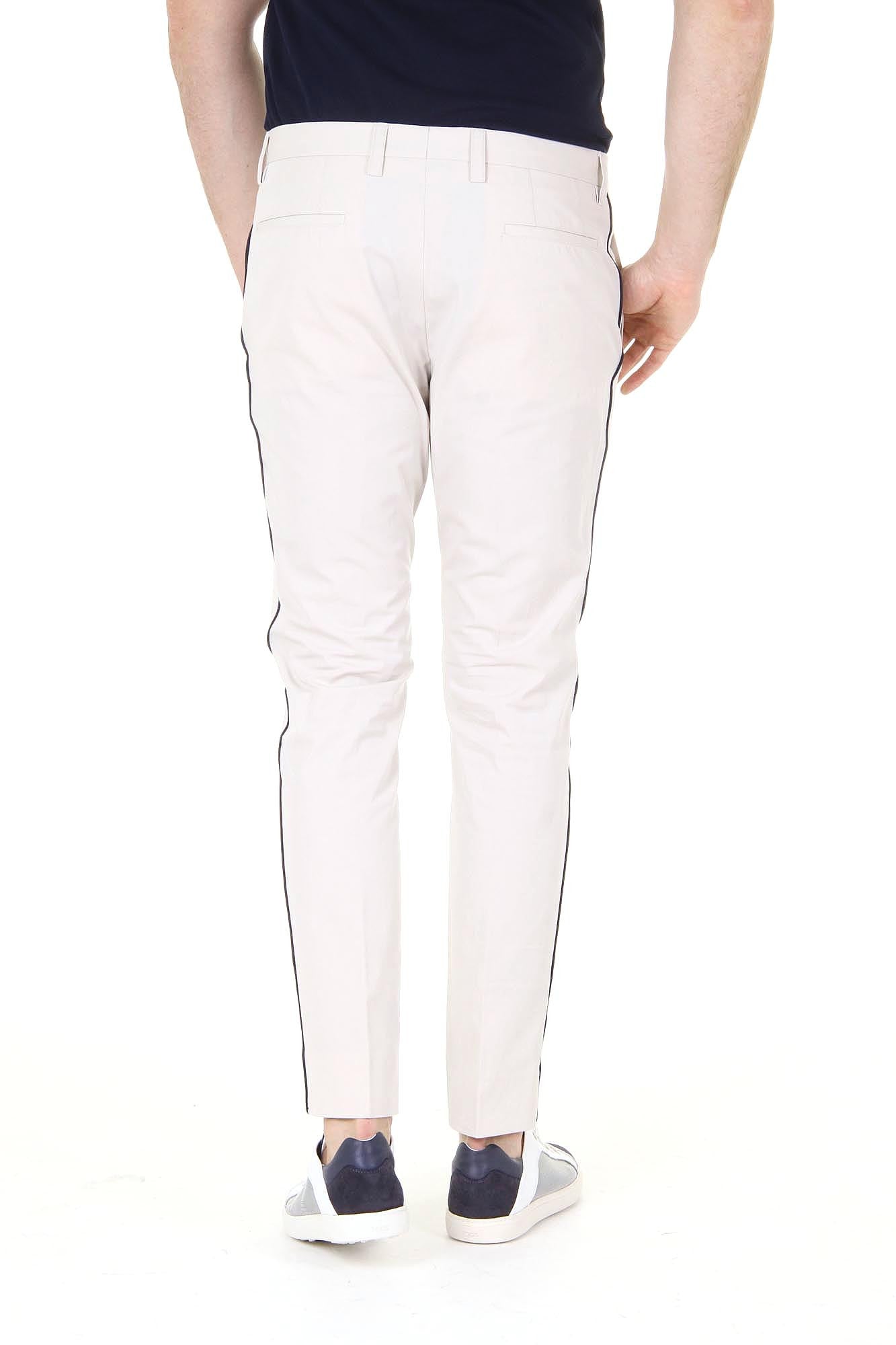 Dolce & Gabbana mens trousers with Piping Lateral Stripe G616AT FUM2V M2826