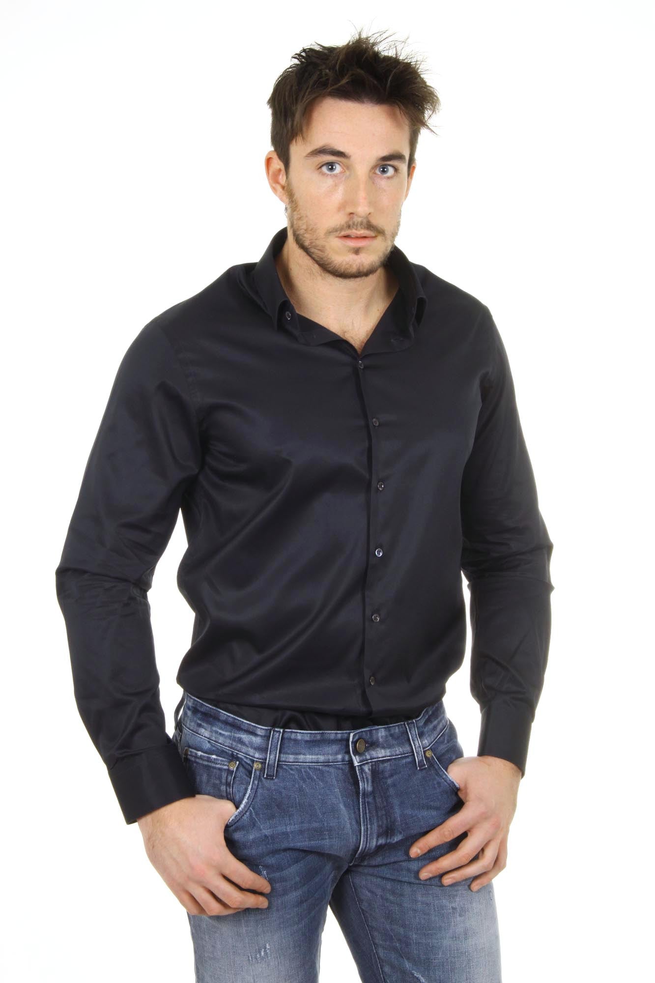 Giorgio Armani Luxury mens shirt long sleeve SSCMHT SS10C 922