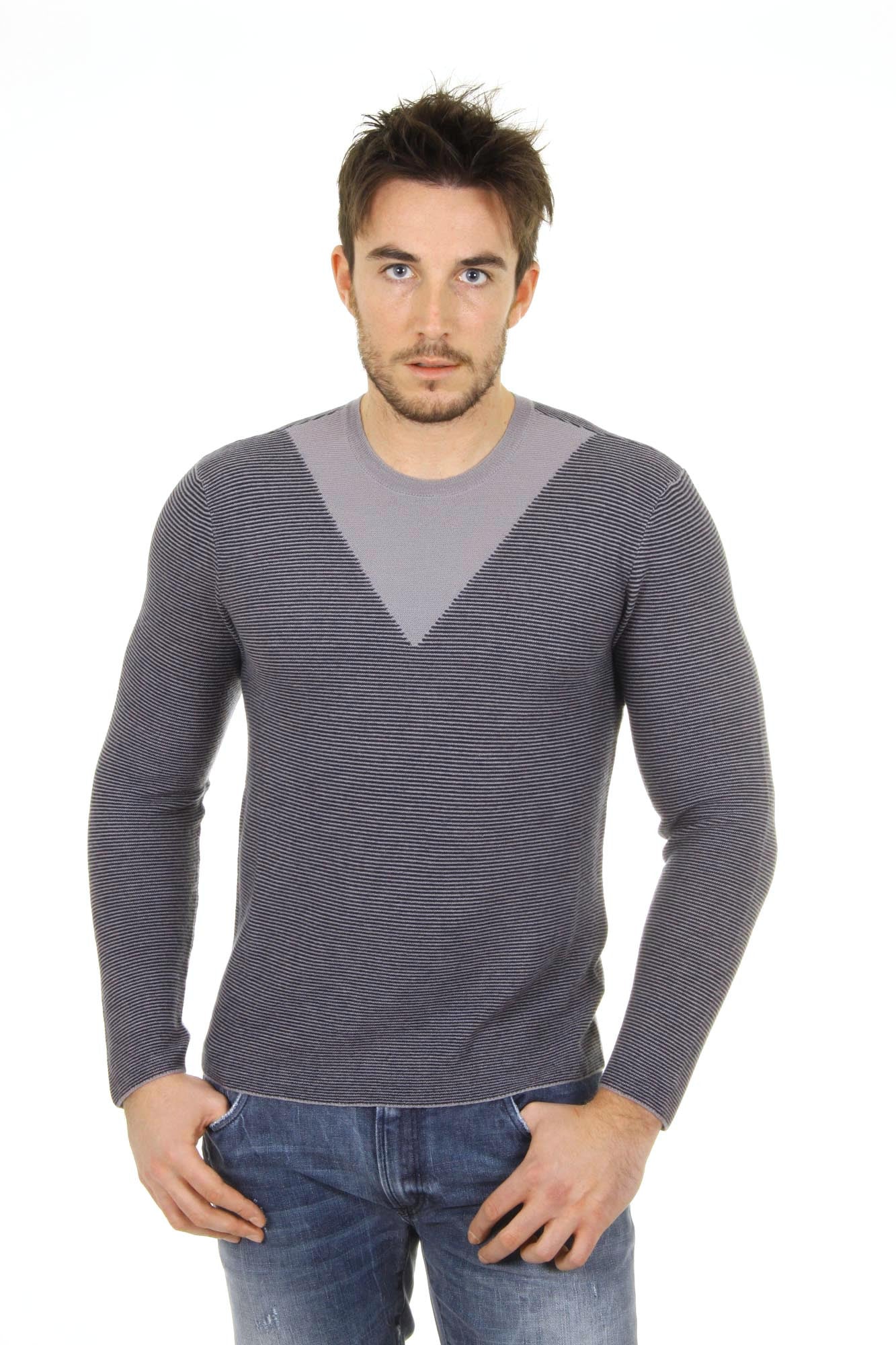 Giorgio Armani mens cashmere sweater round neck SSM27M SS35M 611