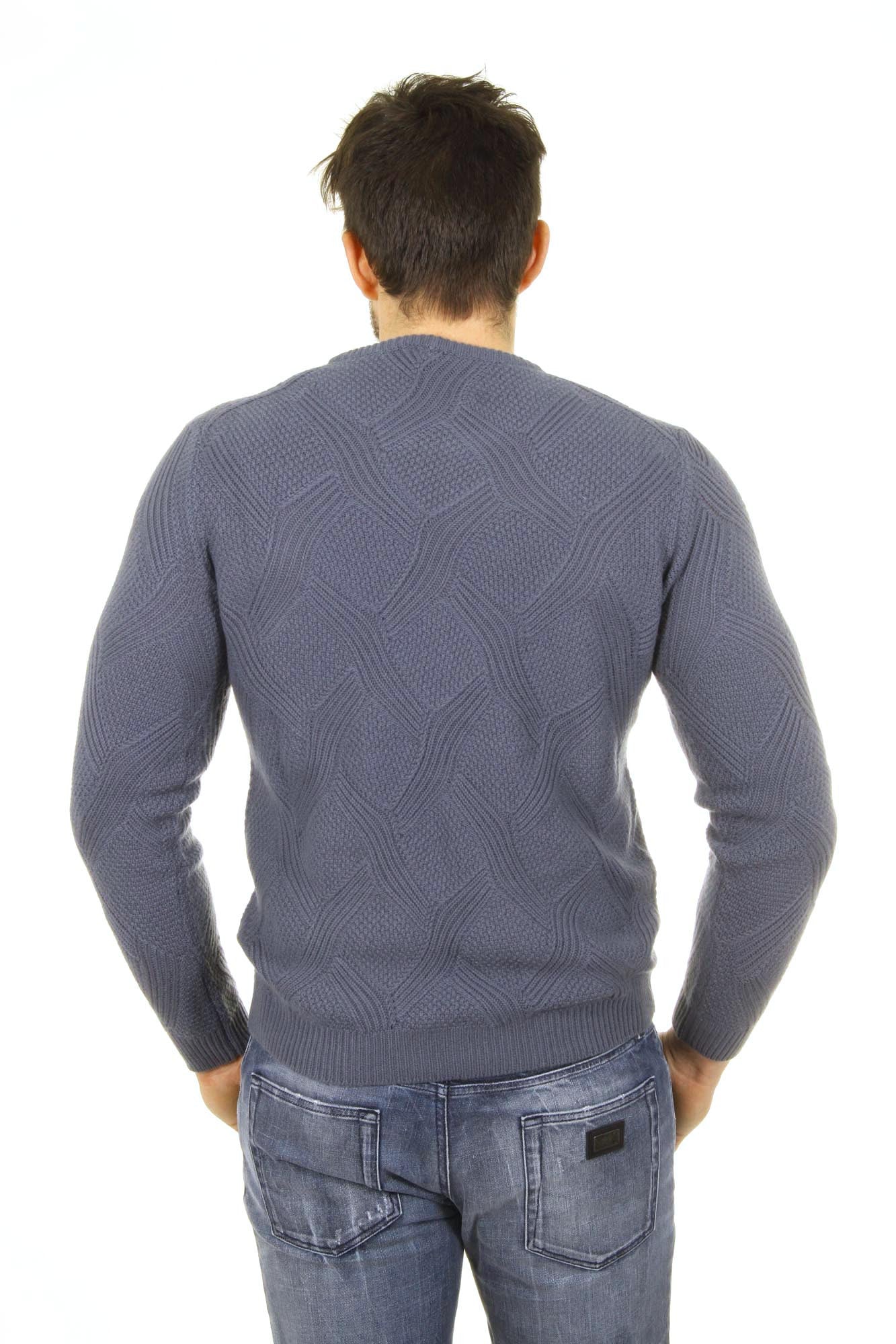 Giorgio Armani mens cashmere sweater round neck SSM43M SS53M 625