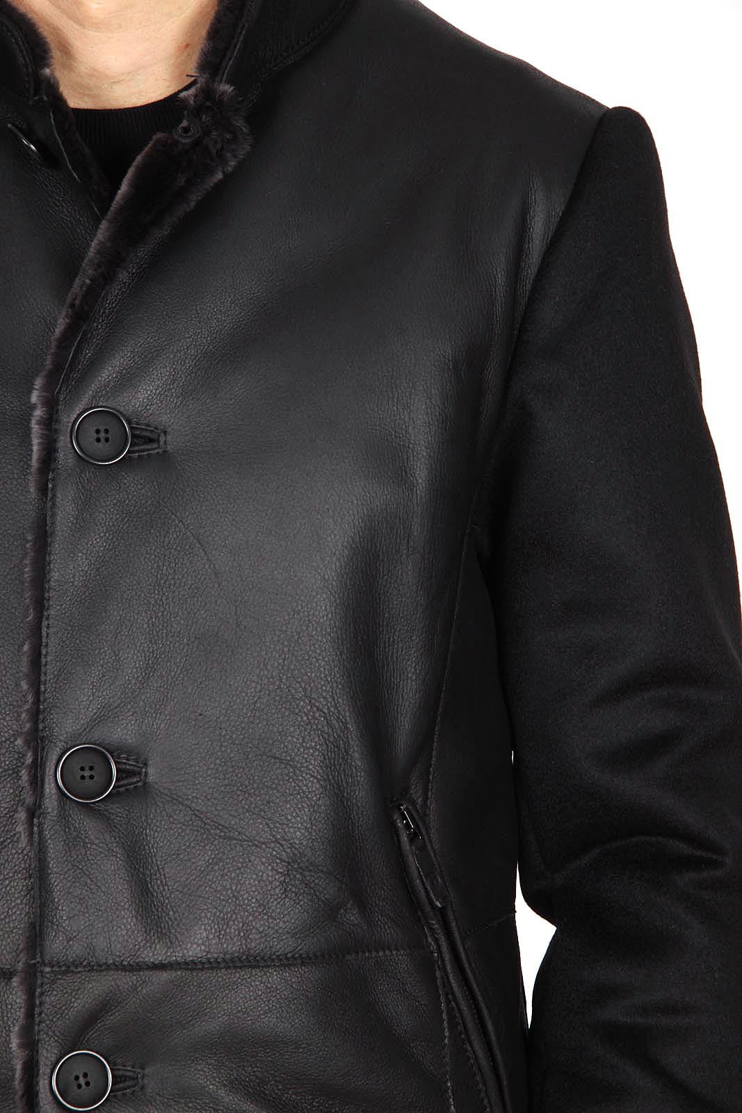 Giorgio Armani mens leather jacket SSG01P SSP03 999