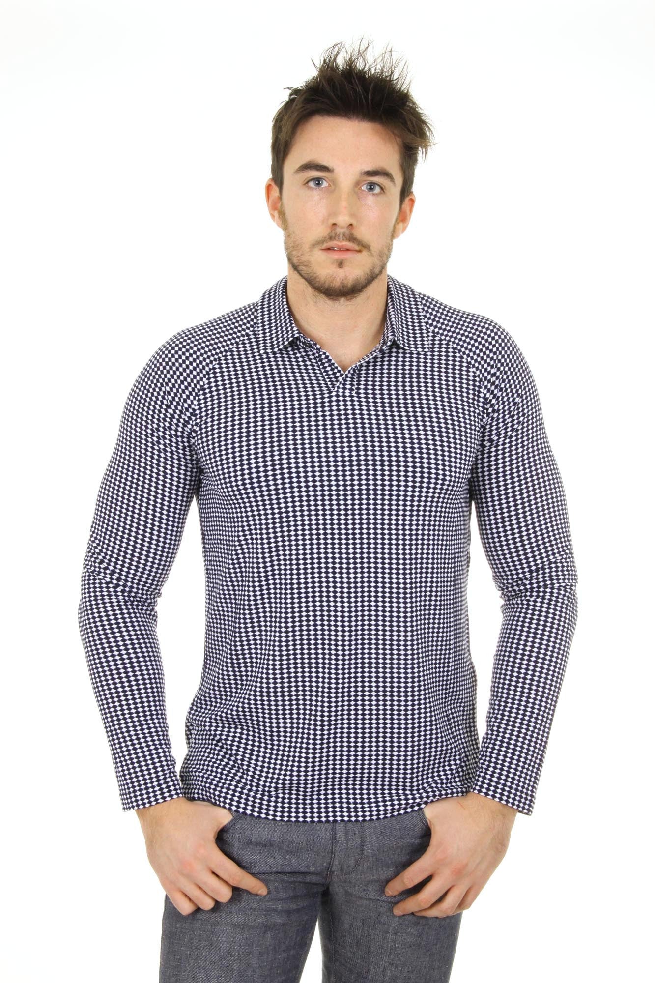 Giorgio Armani mens polo long sleeve RSM29J RSJZJ 905