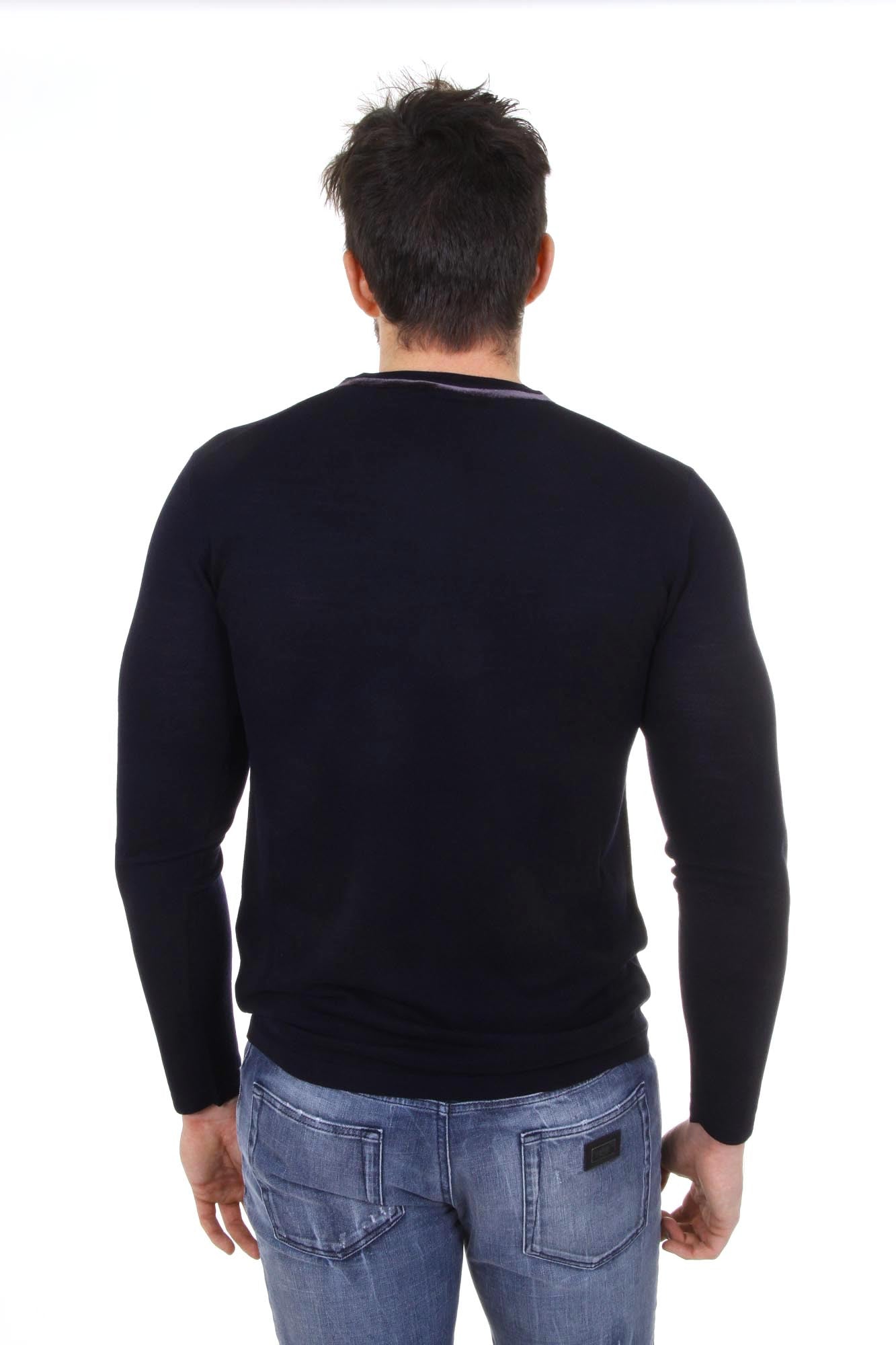 Giorgio Armani mens sweater V neck SSM20M SS29M 924