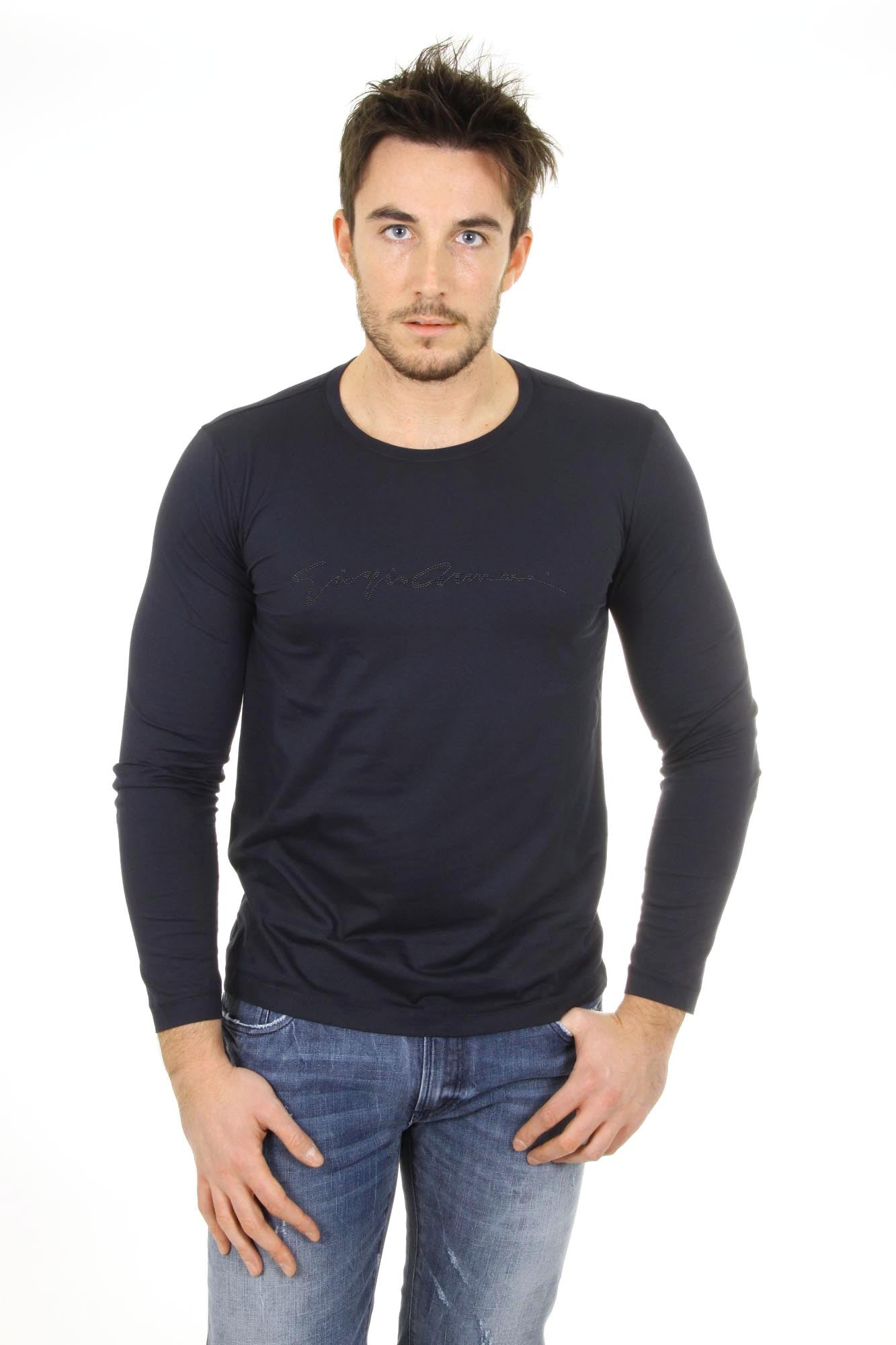 Giorgio Armani mens t-shirt long sleeve RST04J RSHRJ 920