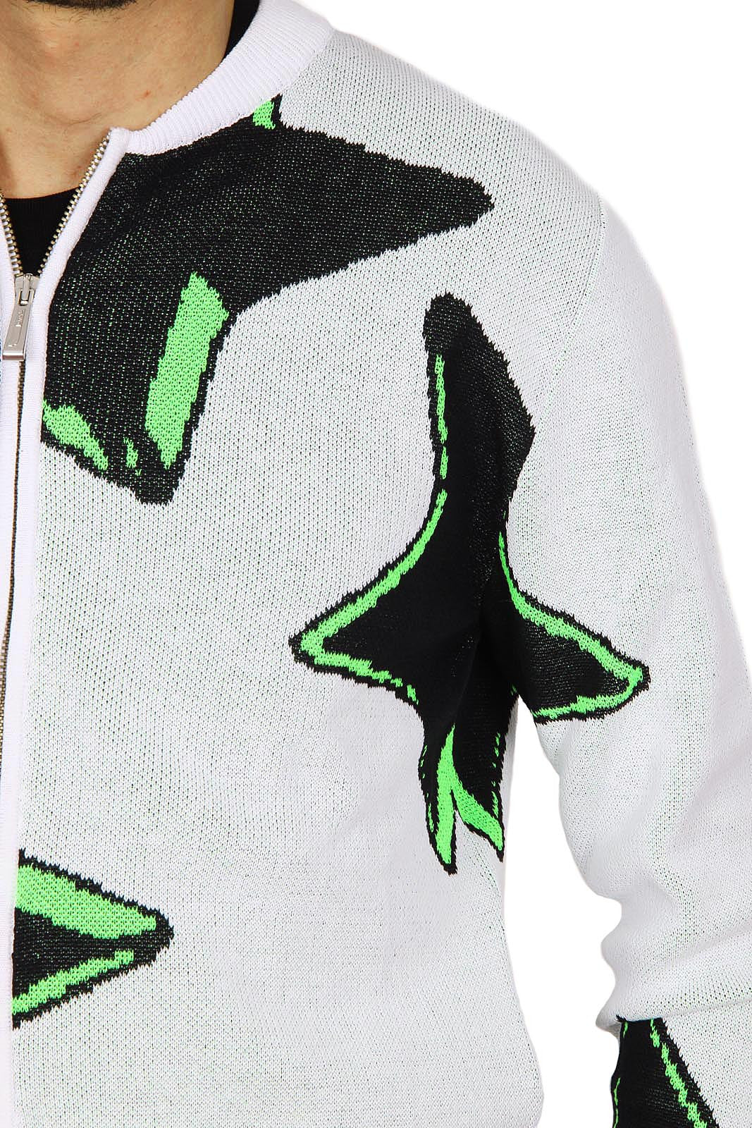 Just Cavalli mens sweater with zip S03HA0131 N14248 100