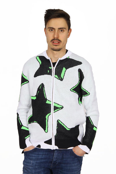 Just Cavalli mens sweater with zip S03HA0131 N14248 100