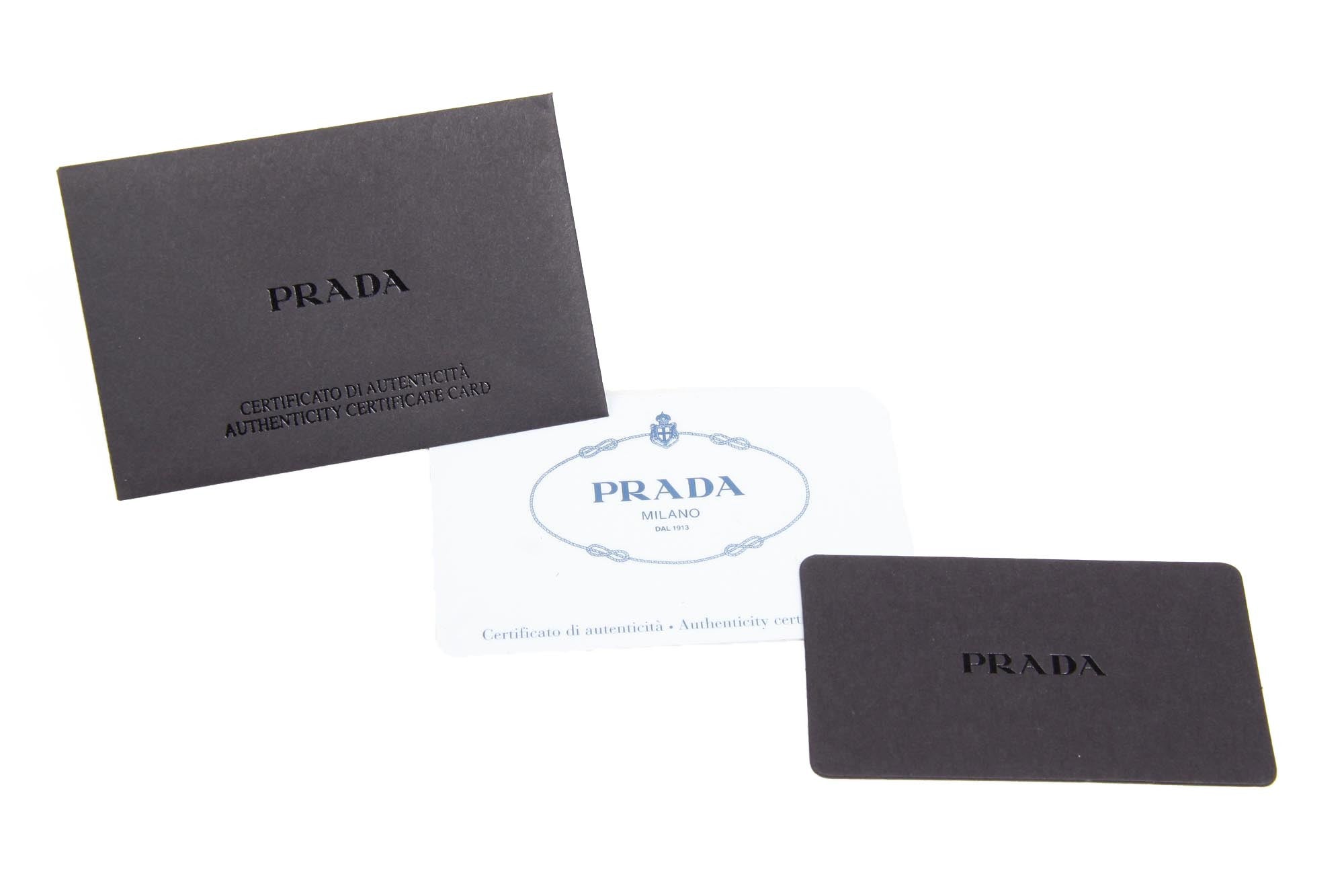Prada Clutch handbag BP0584 black Impuntu Tessuto