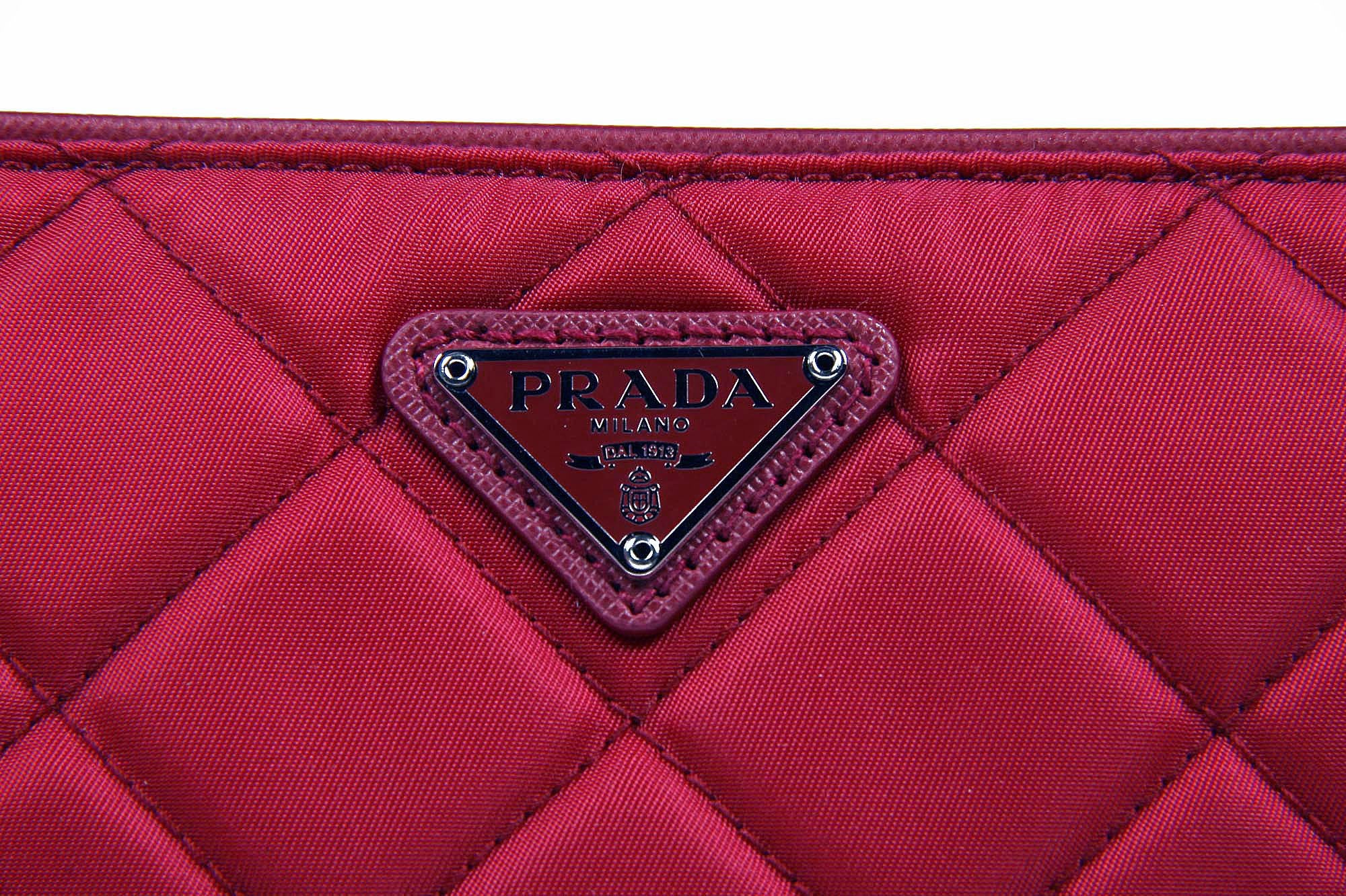 Prada Clutch handbag BT1026 Ibisco Impuntu Tessuto