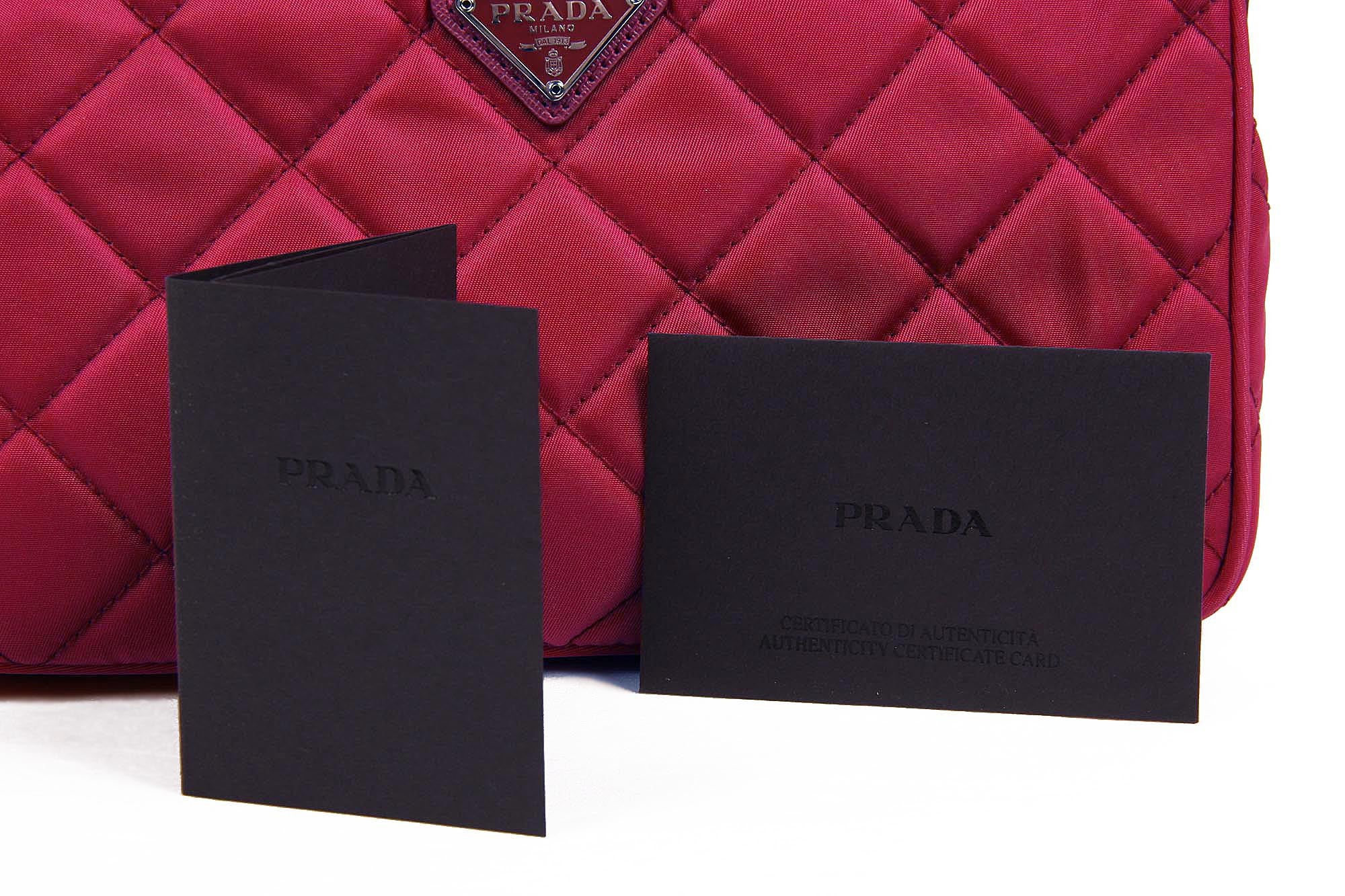 Prada Clutch handbag BT1026 Ibisco Impuntu Tessuto