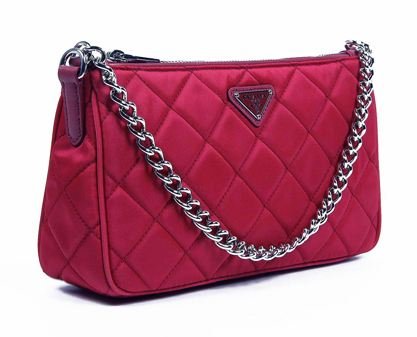 Prada Clutch handbag BT1026 Ibisco Impuntu Tessuto