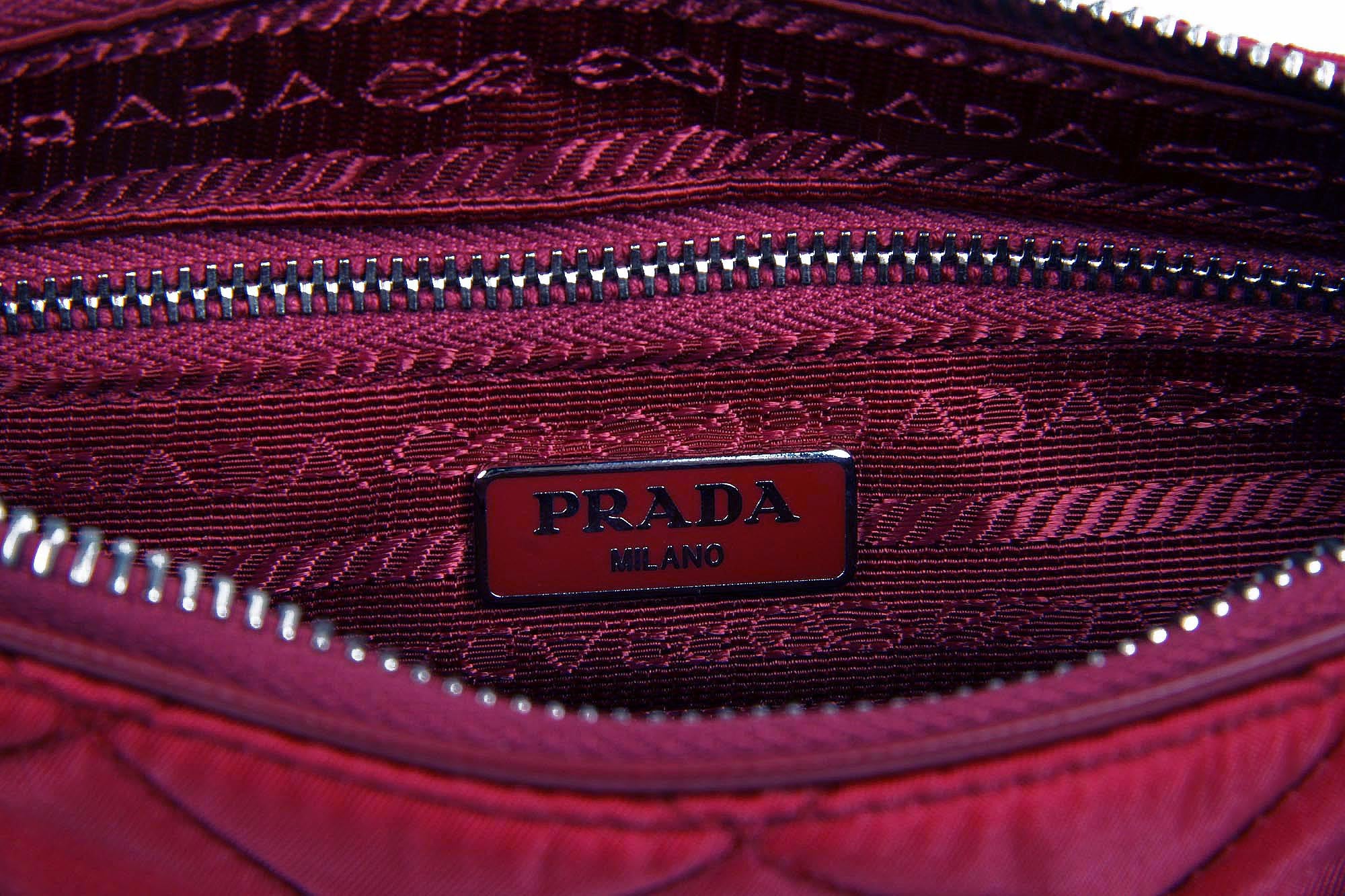 Prada Clutch handbag BT1026 Ibisco Impuntu Tessuto