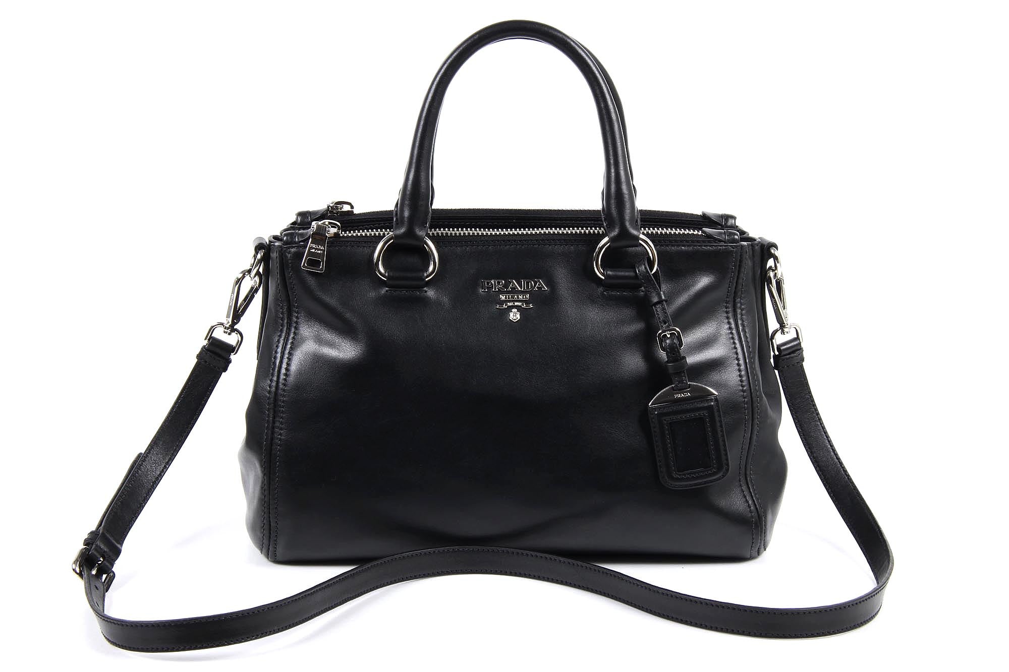 Prada soft top calf nero