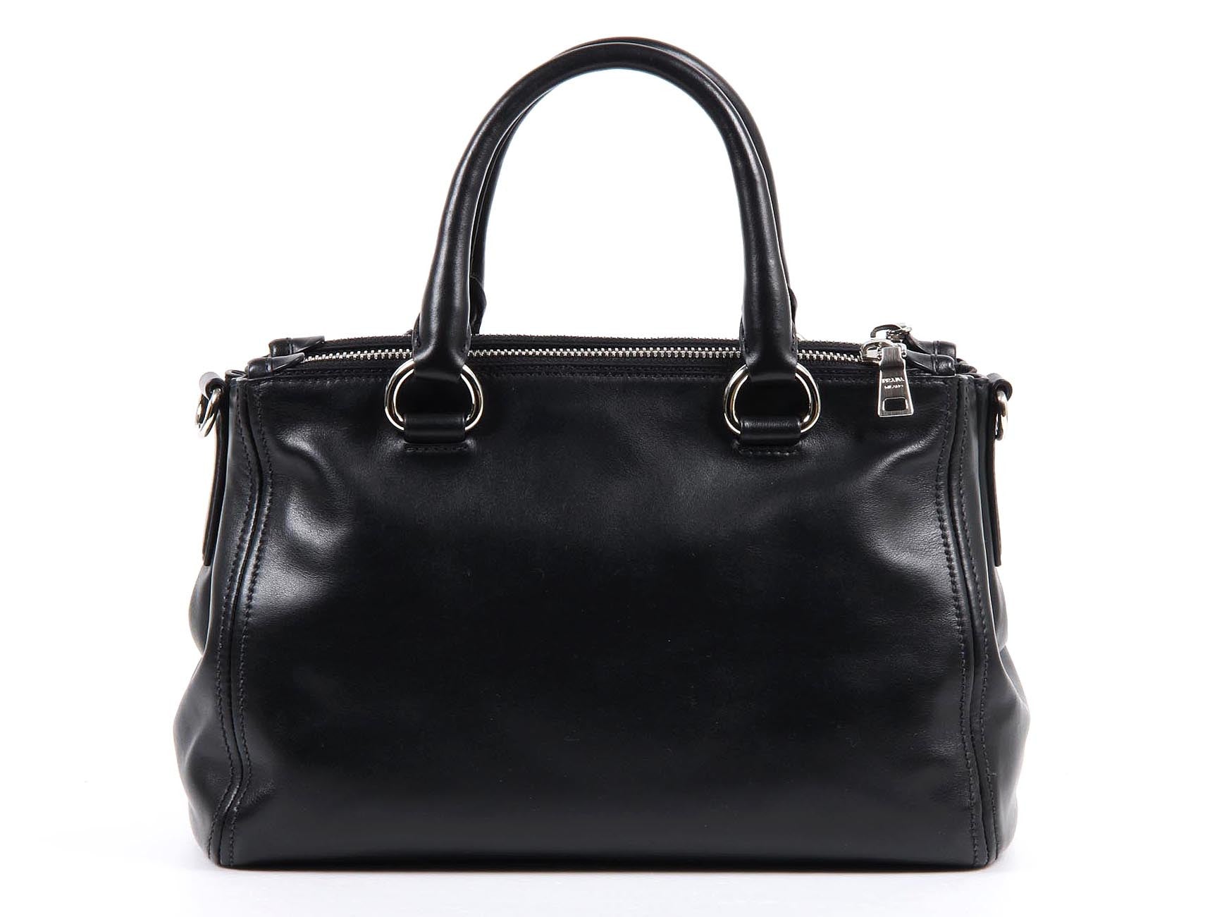 Prada soft calf nero best sale