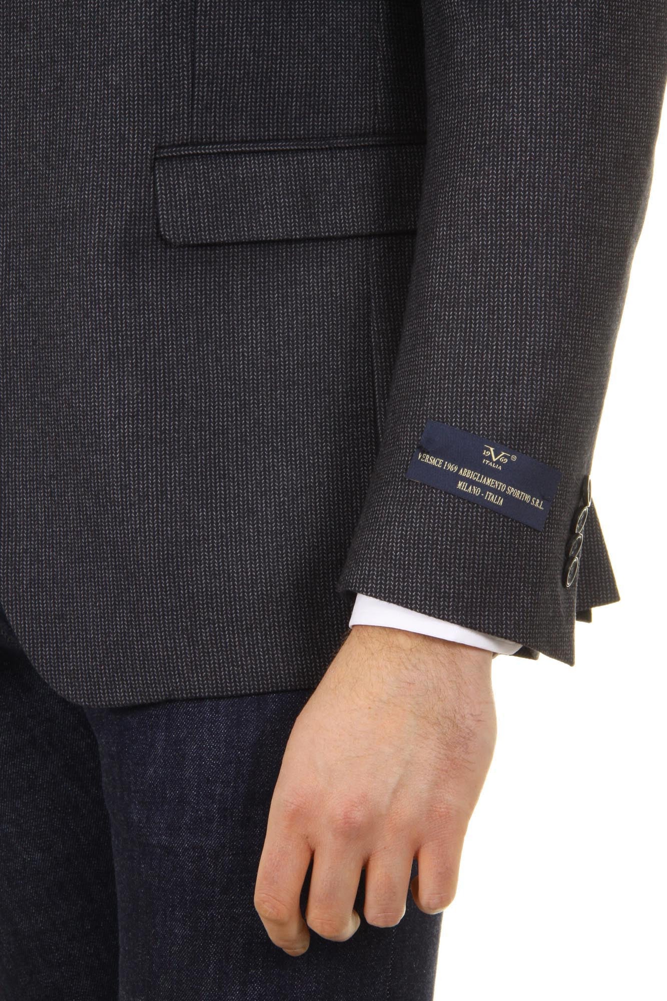 Versace 19.69 Abbigliamento Sportivo Srl mens blazer Clak 2 buttons 11 Grigio