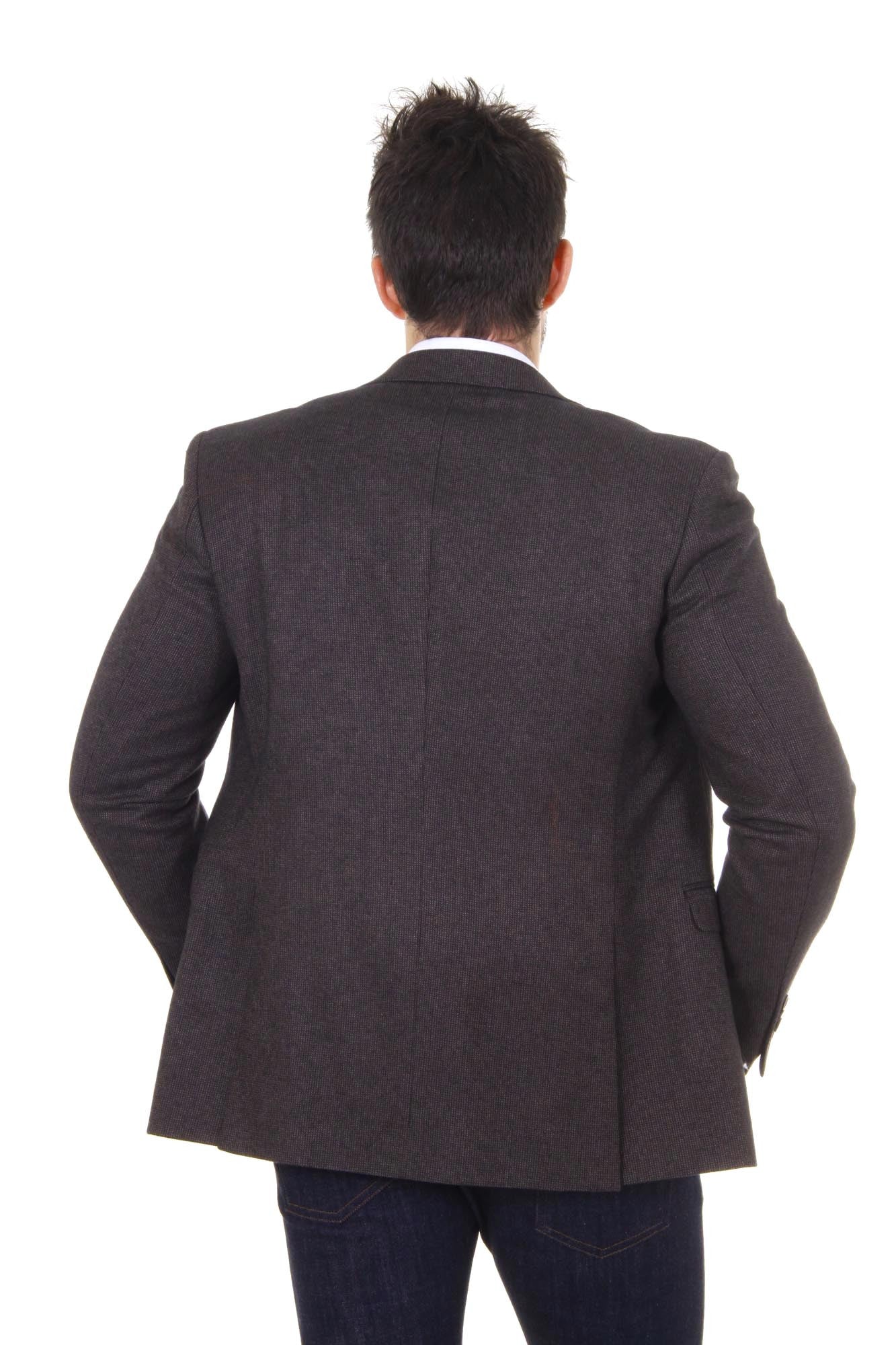 Versace 19.69 Abbigliamento Sportivo Srl mens blazer Clak 2 buttons 21 Marrone