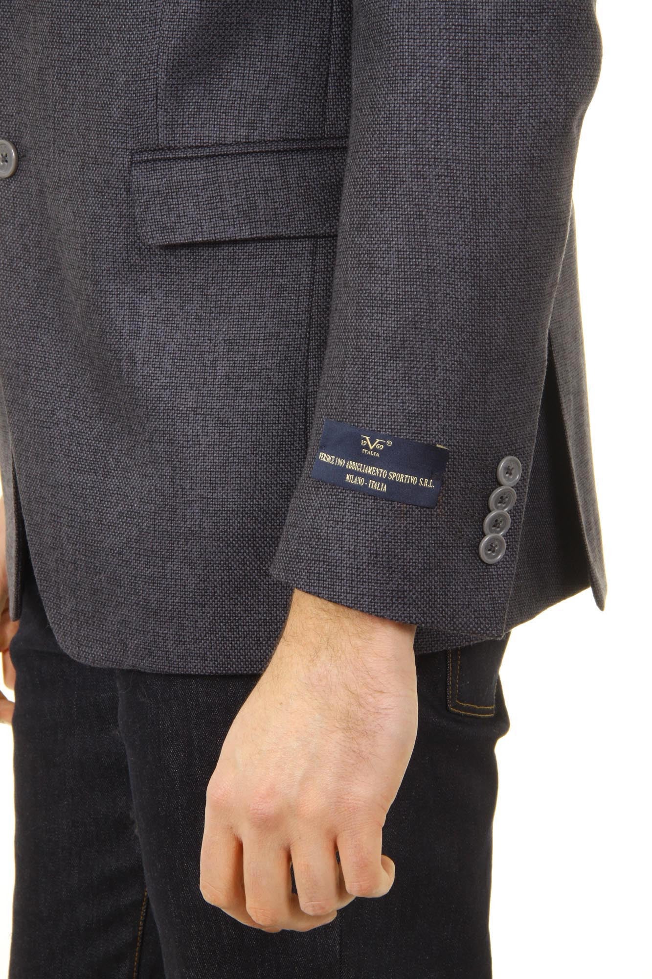 Versace 19.69 Abbigliamento Sportivo Srl mens blazer Clak 2 buttons 22 Grigio