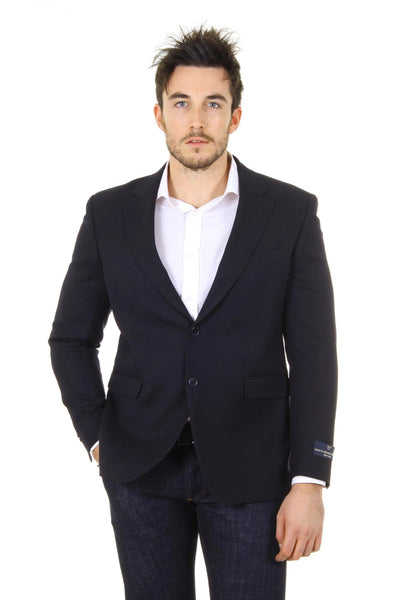 Versace 19.69 Abbigliamento Sportivo Srl mens blazer Clak 2 buttons 23 Blu