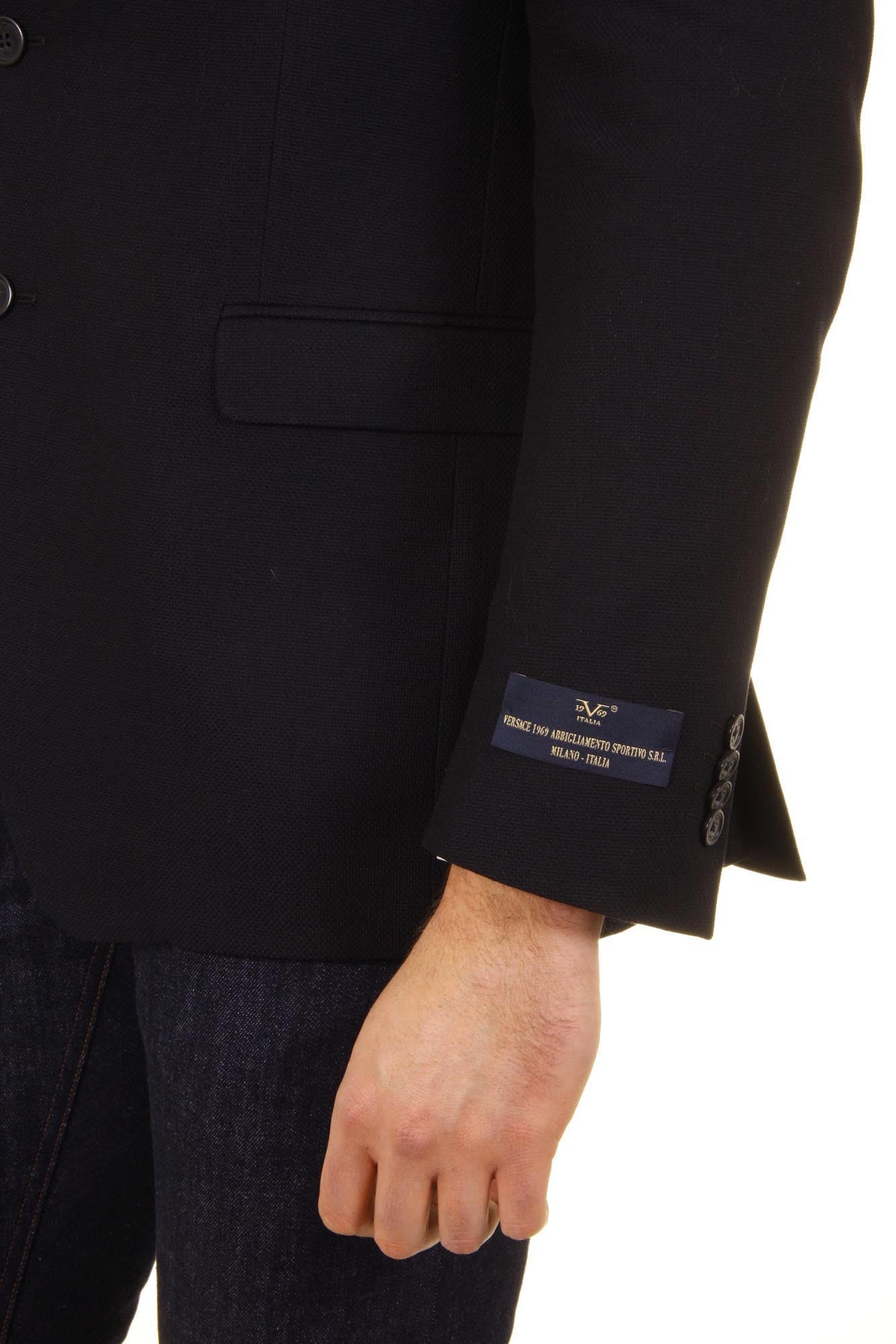 Versace 19.69 Abbigliamento Sportivo Srl mens blazer Clak 2 buttons 25 Nero