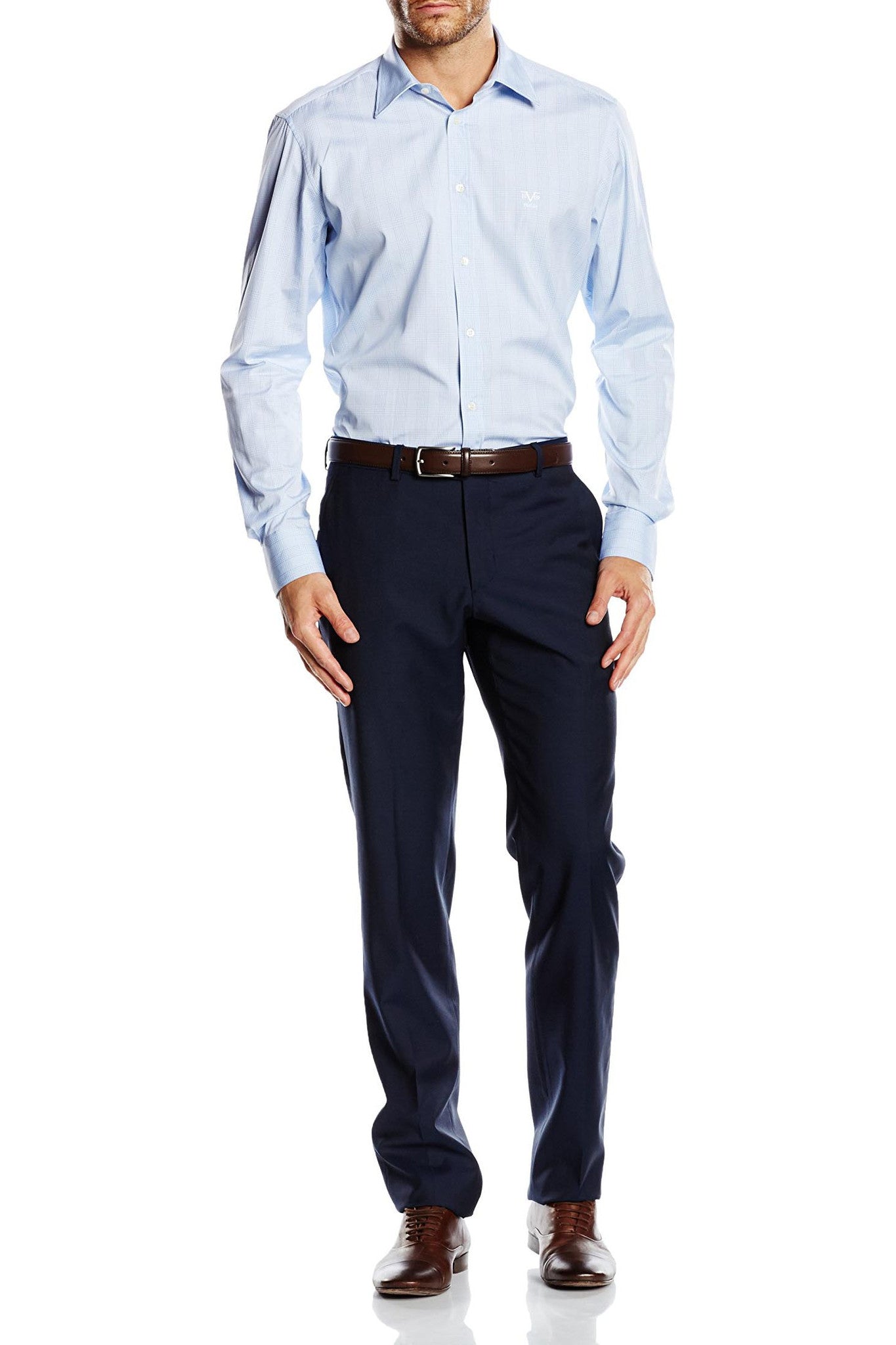 Versace 19.69 Abbigliamento Sportivo Srl mens fit modern long sleeve shirt MCC54