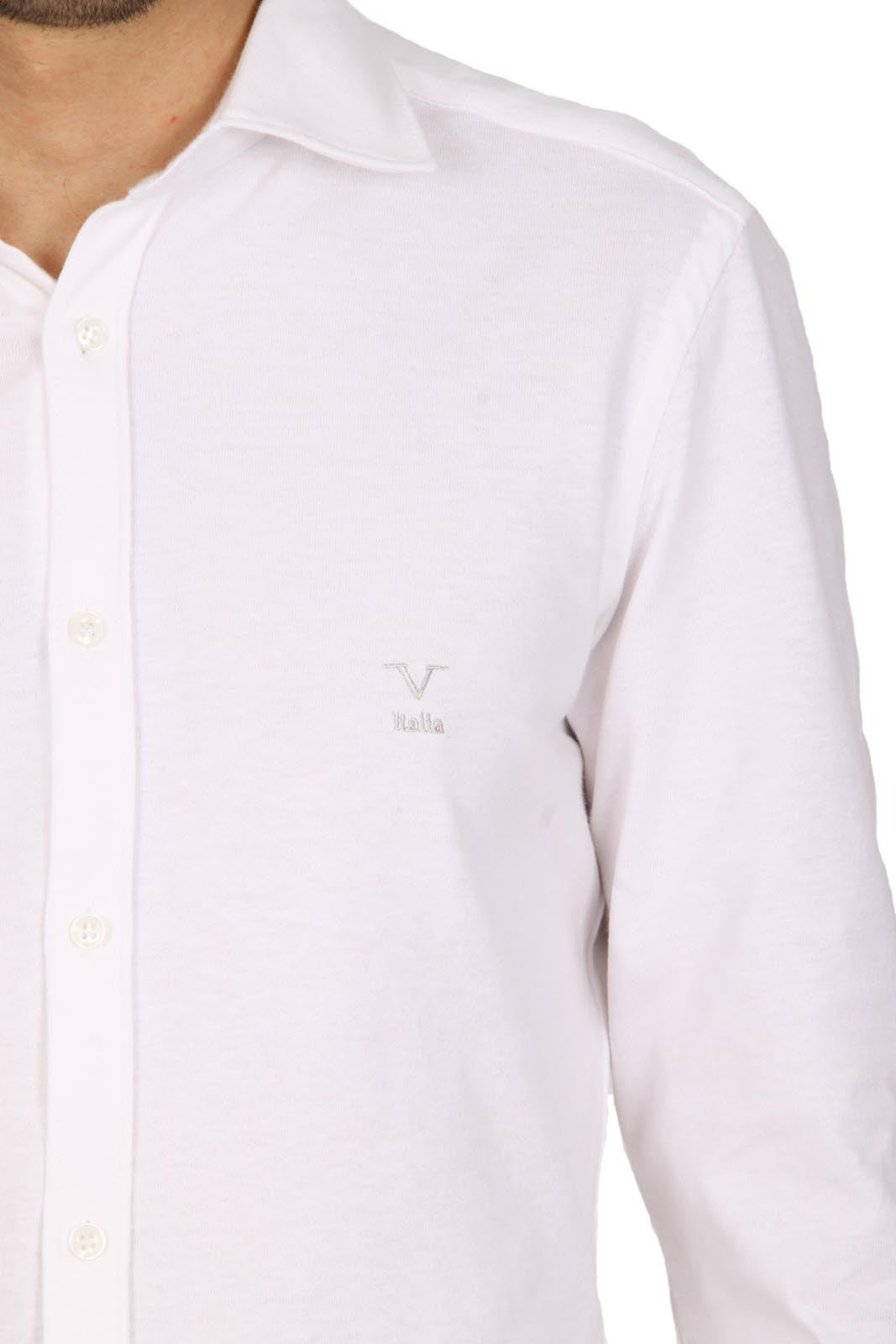 Versace 19.69 Abbigliamento Sportivo Srl mens long sleeve shirt Paris Jersey Bianco