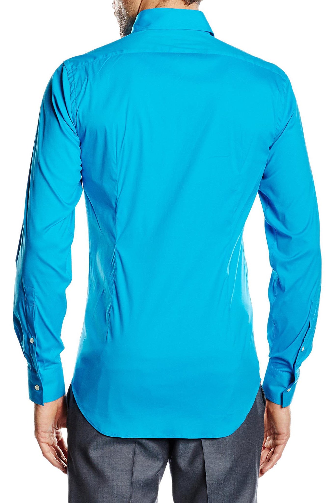 Versace 19.69 Abbigliamento Sportivo Srl mens slim fit long sleeve shirt SBD04