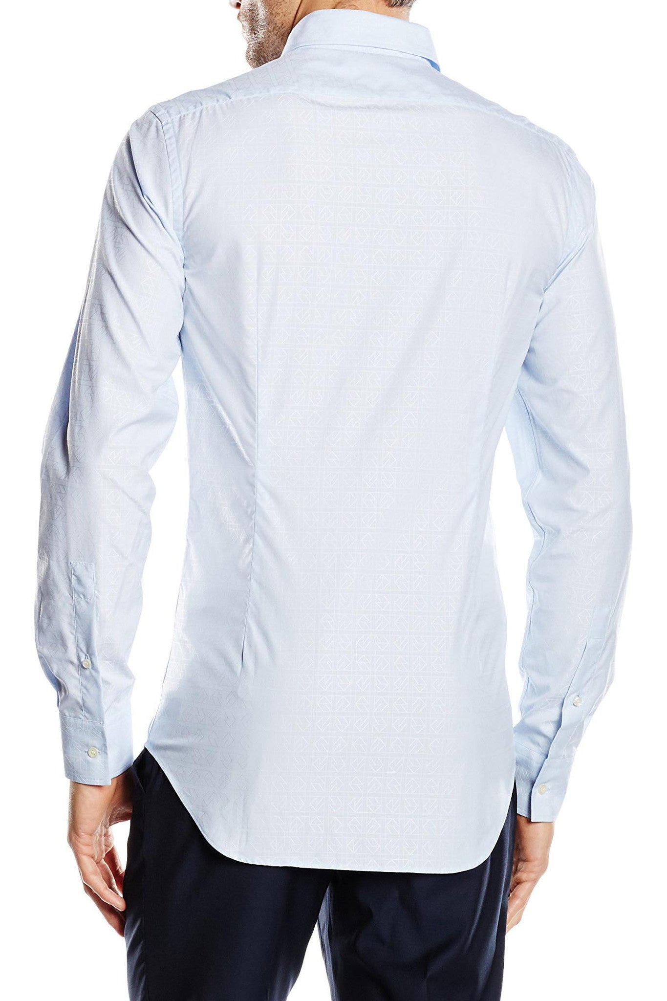 Versace 19.69 Abbigliamento Sportivo Srl mens slim fit long sleeve shirt SBD29