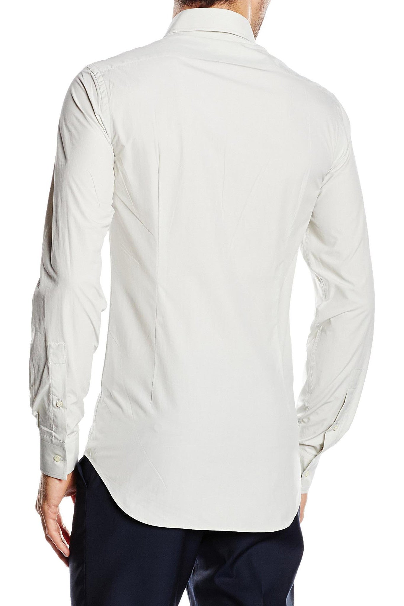 Versace 19.69 Abbigliamento Sportivo Srl mens slim fit long sleeve shirt SBD39