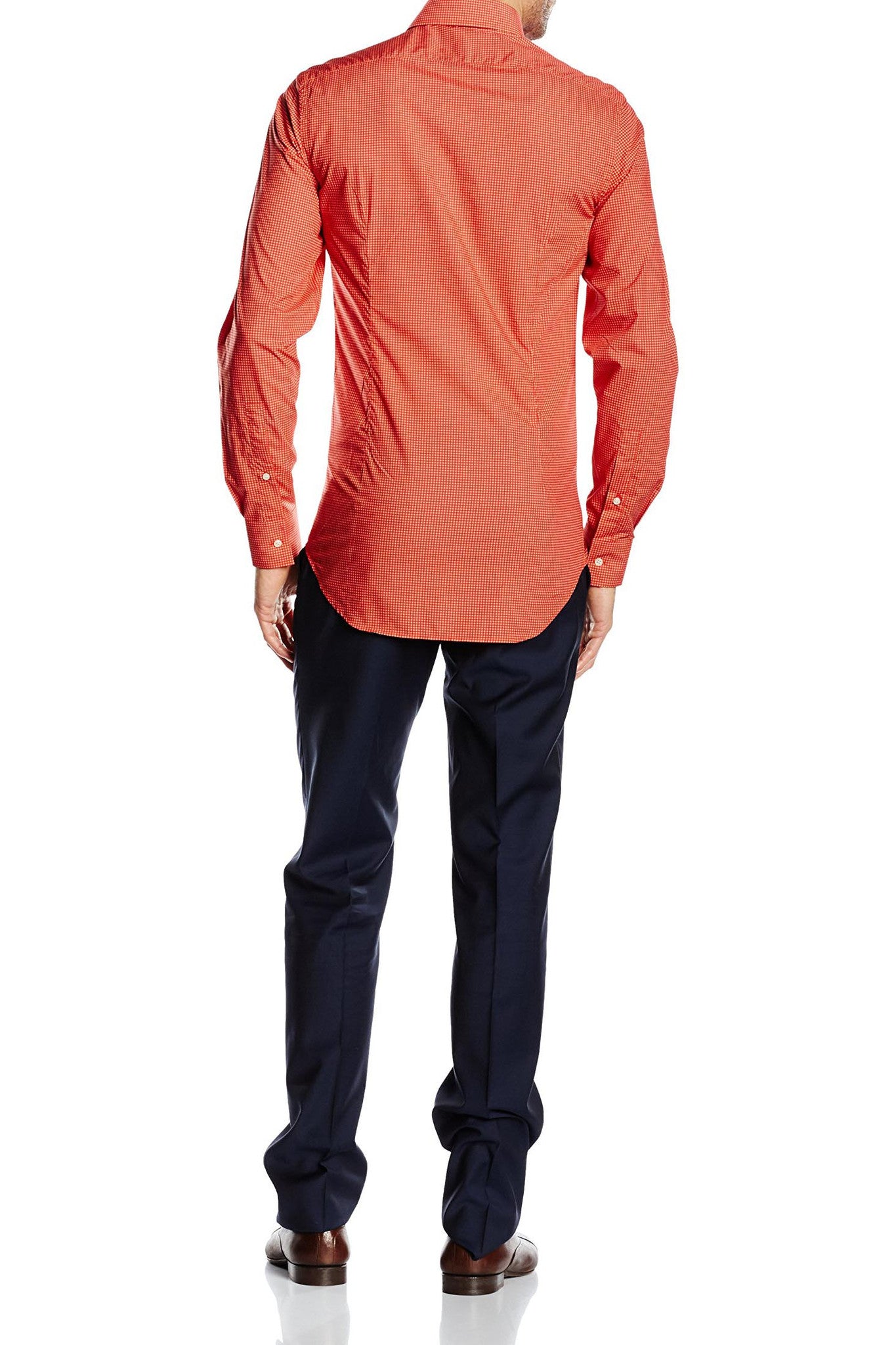 Versace 19.69 Abbigliamento Sportivo Srl mens slim fit long sleeve shirt SBD63