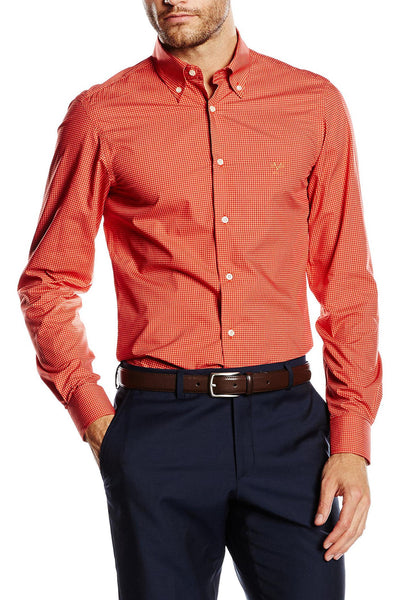 Versace 19.69 Abbigliamento Sportivo Srl mens slim fit long sleeve shirt SBD63