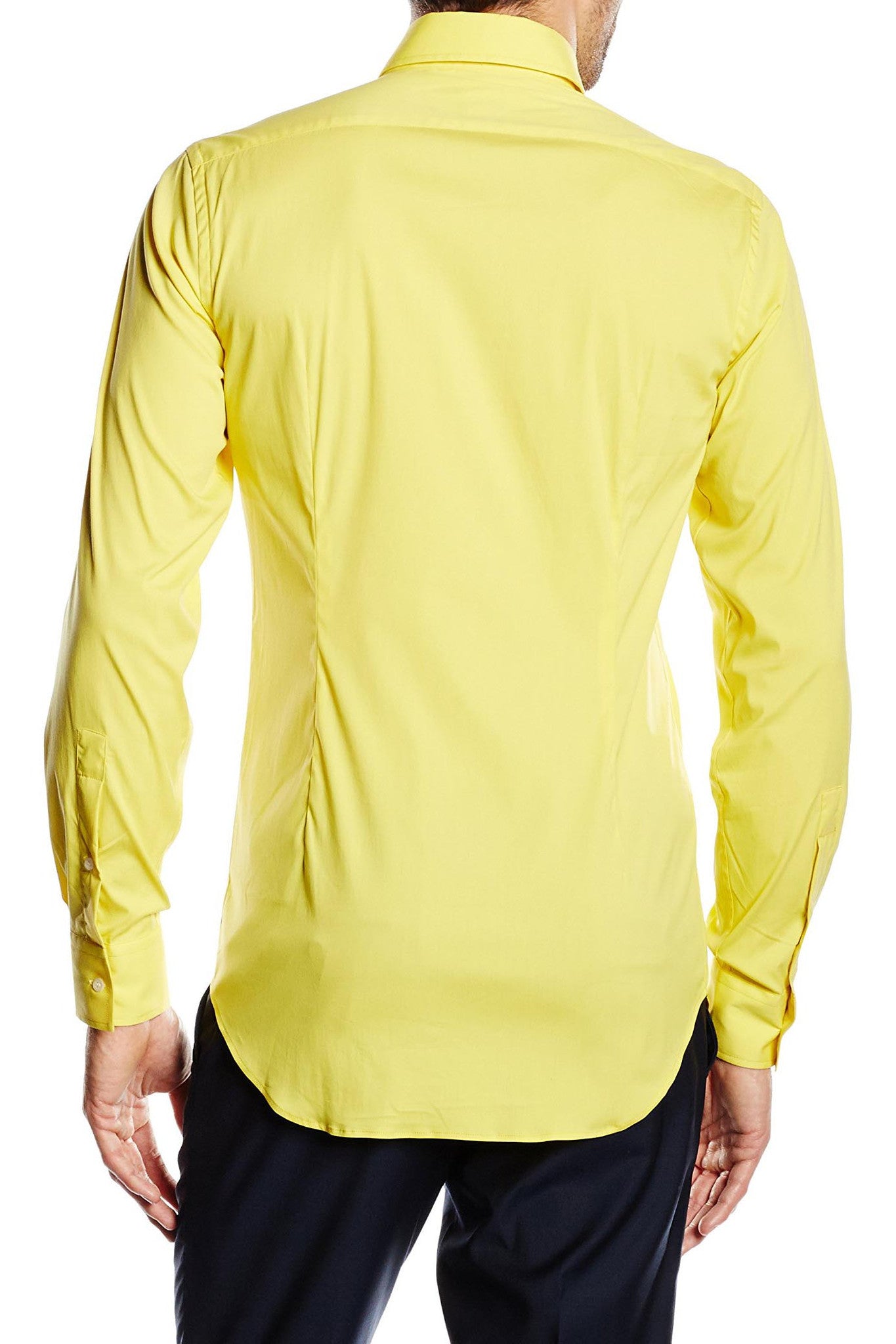 Versace 19.69 Abbigliamento Sportivo Srl mens slim fit long sleeve shirt SBD65