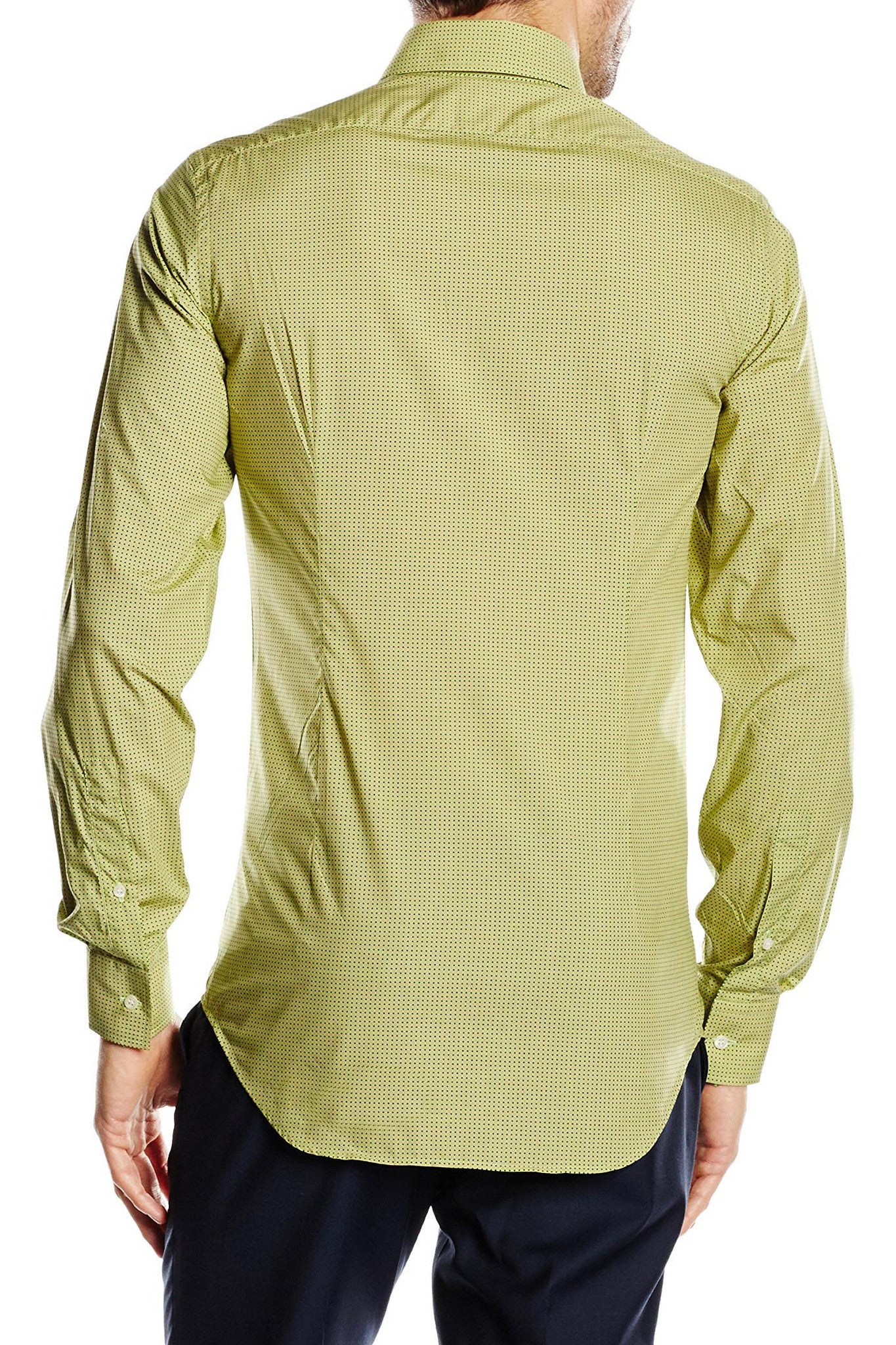 Versace 19.69 Abbigliamento Sportivo Srl mens slim fit long sleeve shirt SBD66