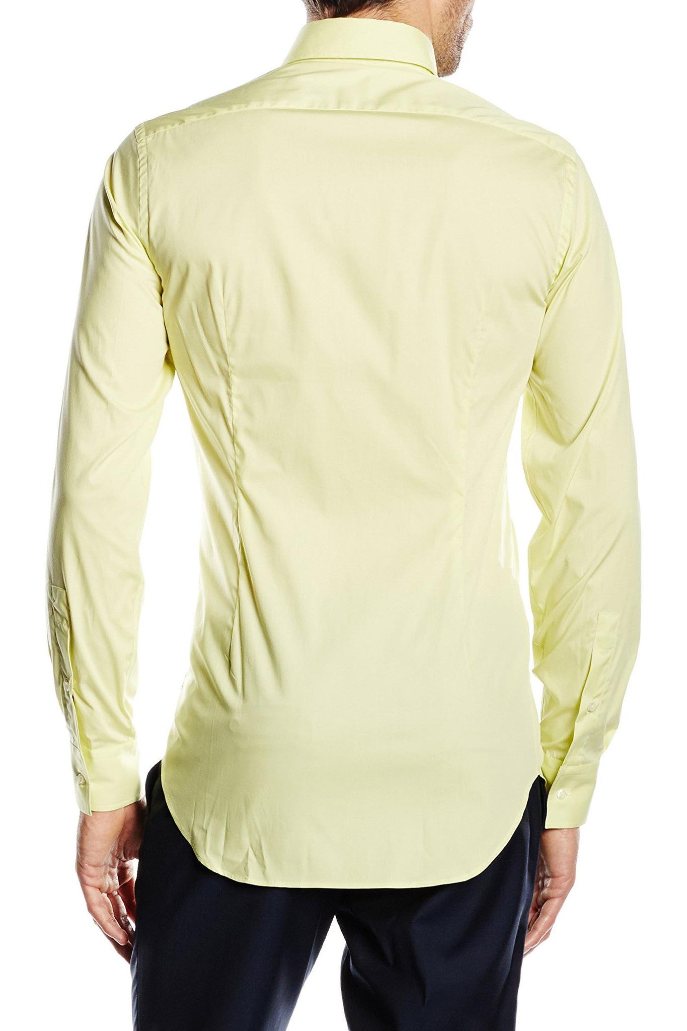 Versace 19.69 Abbigliamento Sportivo Srl mens slim fit long sleeve shirt SBD67