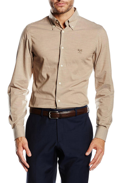 Versace 19.69 Abbigliamento Sportivo Srl mens slim fit long sleeve shirt SBD70