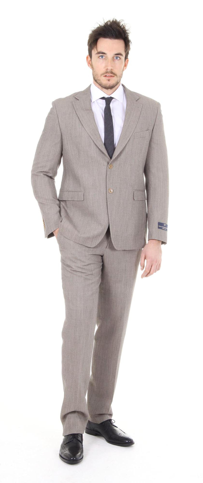 Versace 19.69 Abbigliamento Sportivo Srl mens suit Clak 2 buttons 01 Beige