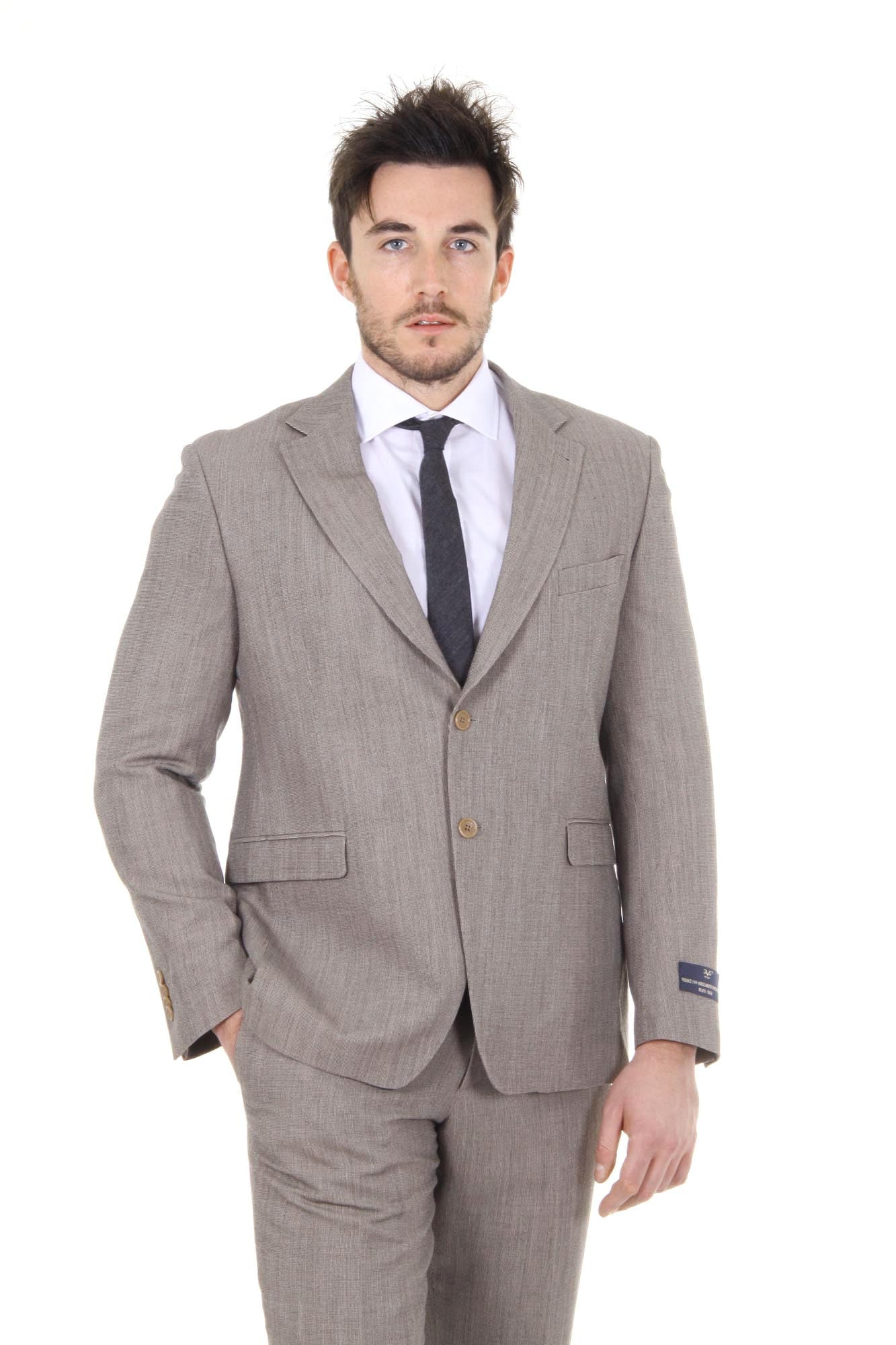 Versace 19.69 Abbigliamento Sportivo Srl mens suit Clak 2 buttons 01 Beige