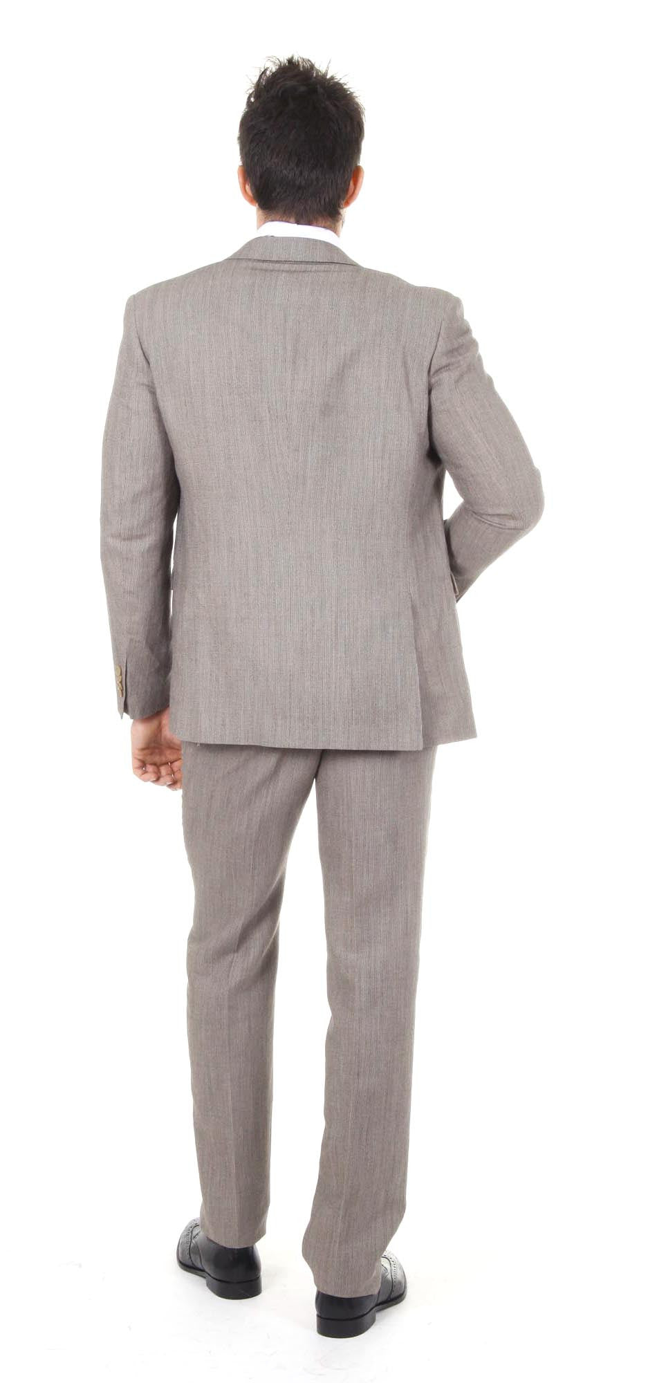 Versace 19.69 Abbigliamento Sportivo Srl mens suit Clak 2 buttons 01 Beige