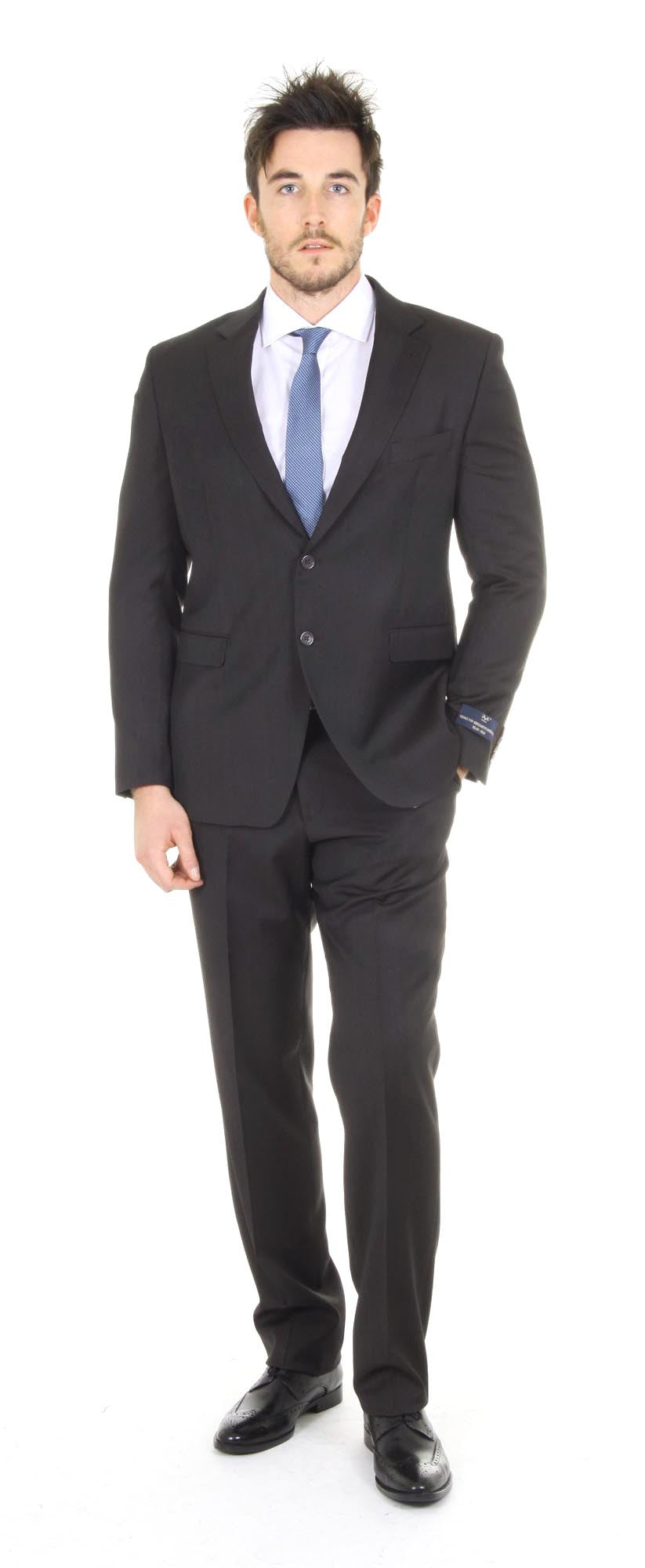 Versace 19.69 Abbigliamento Sportivo Srl mens suit Clak 2 buttons 02 Marrone