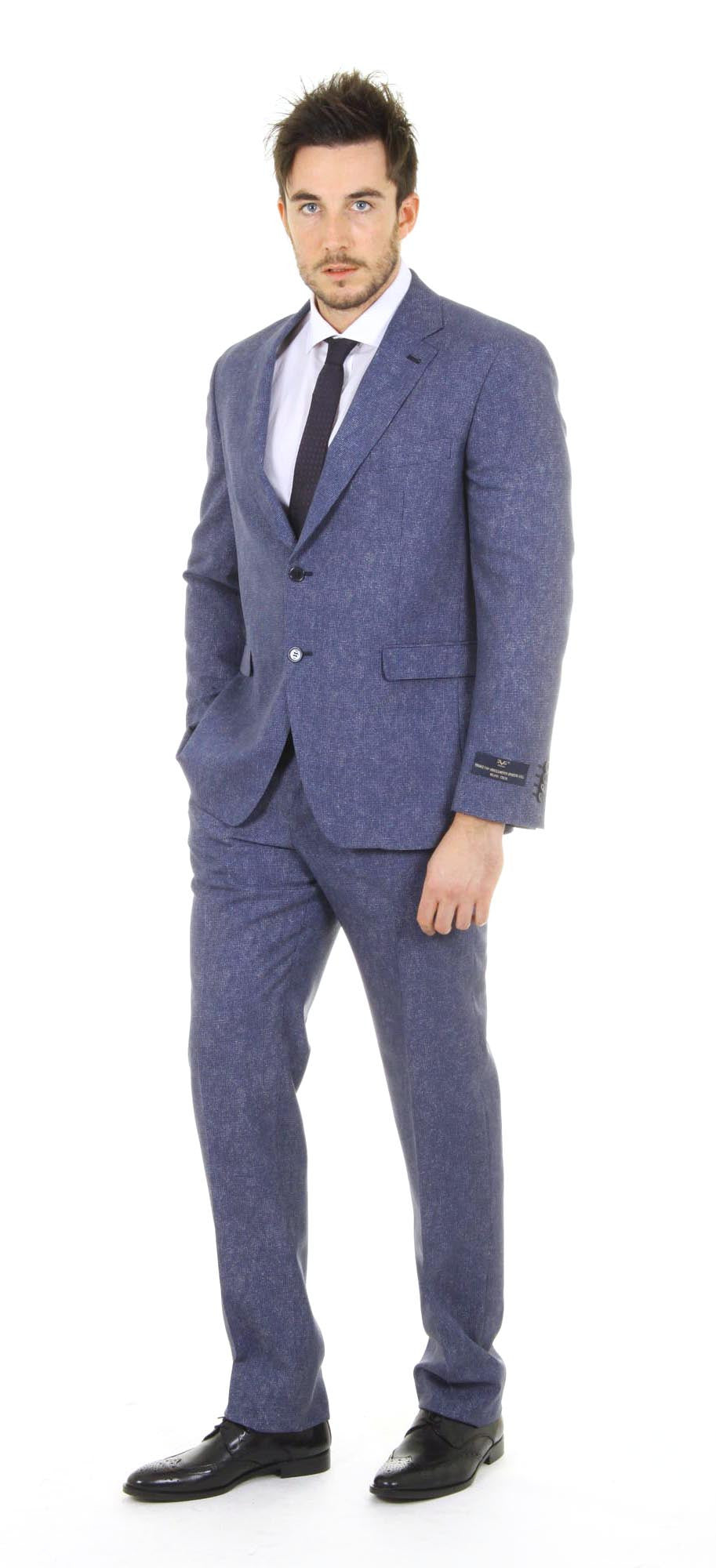 Versace 19.69 Abbigliamento Sportivo Srl mens suit Clak 2 buttons 16 Blu