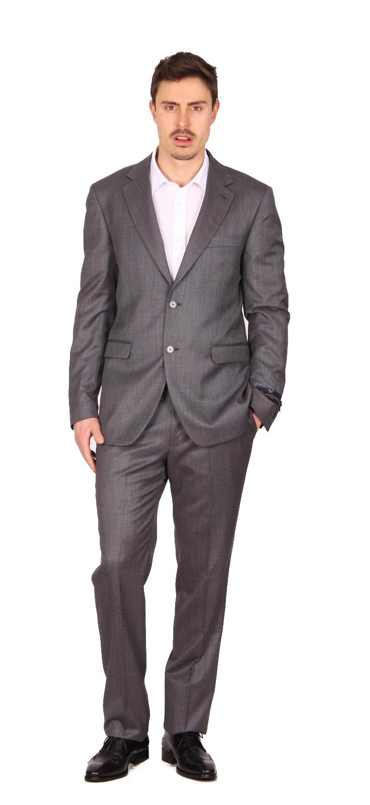 Versace 19.69 Abbigliamento Sportivo Srl mens suit Clak 2 buttons 834 52 Grigio Medio