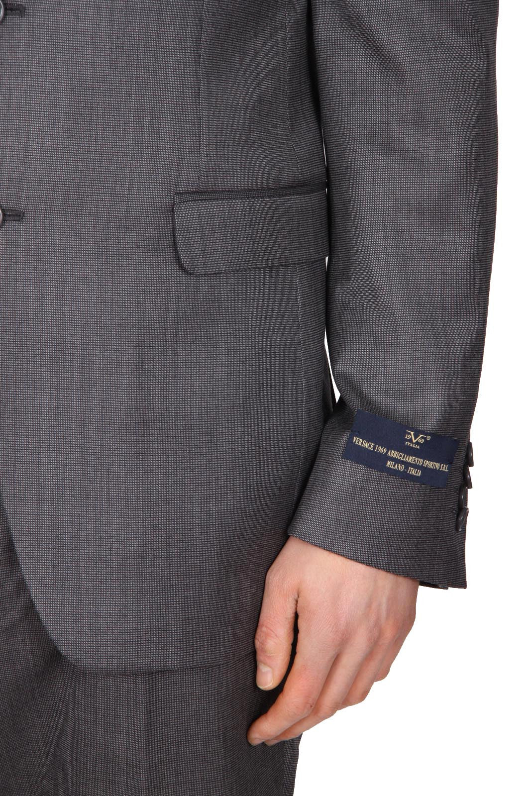 Versace 19.69 Abbigliamento Sportivo Srl mens suit Clak 2 buttons 834 52 Grigio Medio